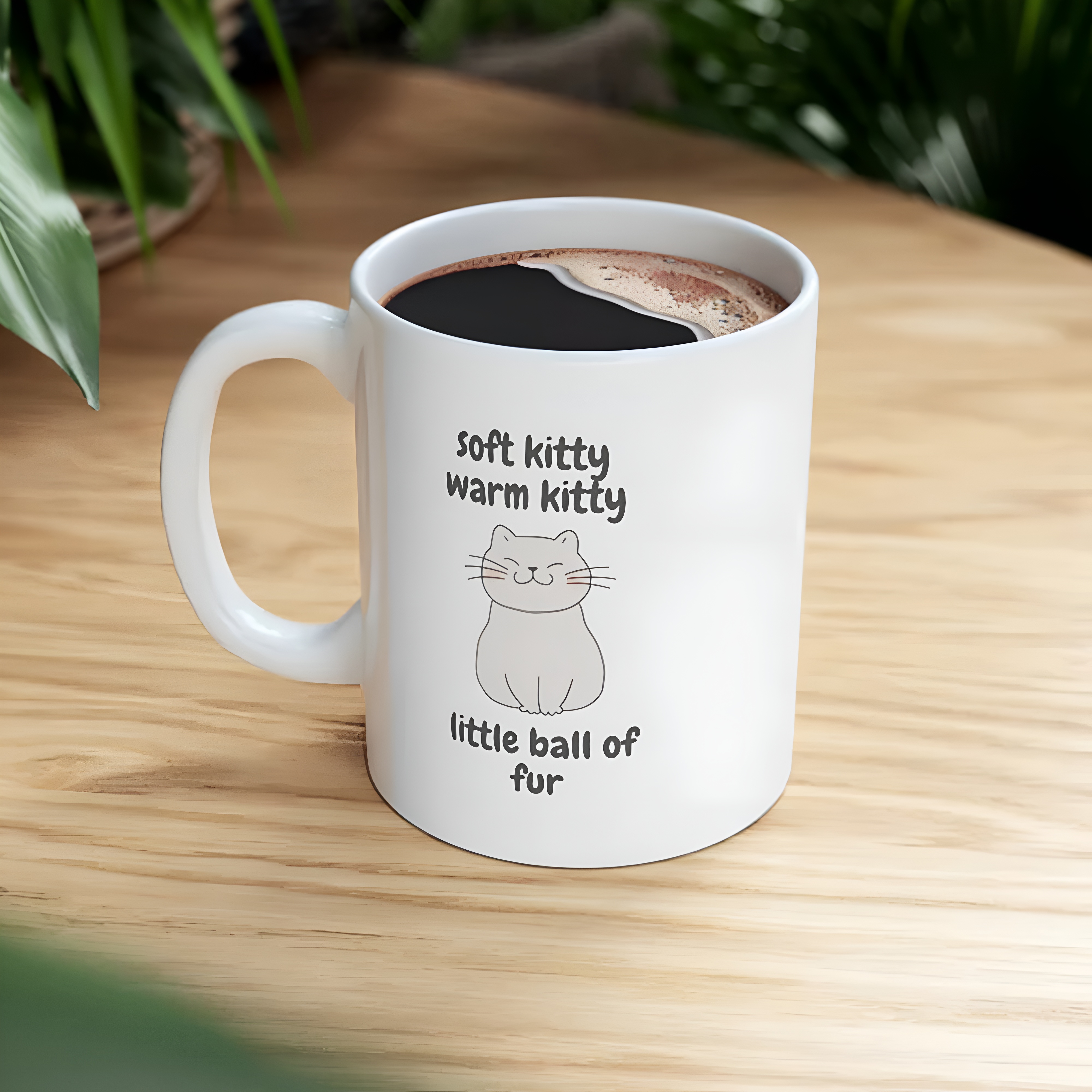 Soft Kitty Quote Print With Cat 11oz The Big Bang Theory Coffee Mug