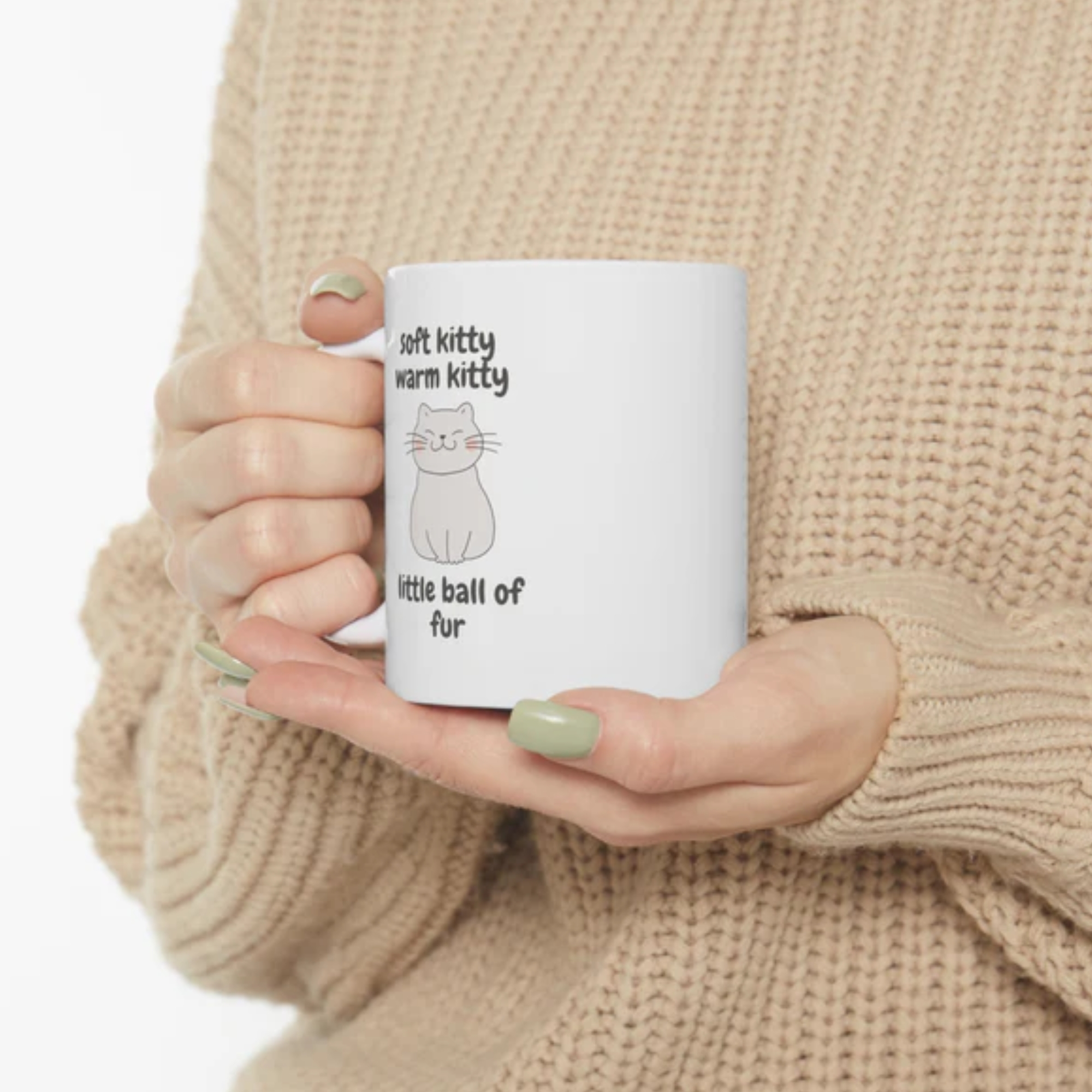 Soft Kitty Quote Print With Cat 11oz The Big Bang Theory Coffee Mug