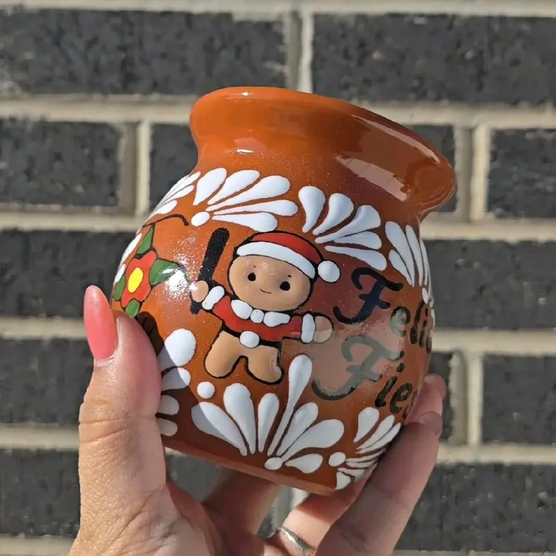 Christmas Gingerbread Printed Ceramic Drinkware Mug