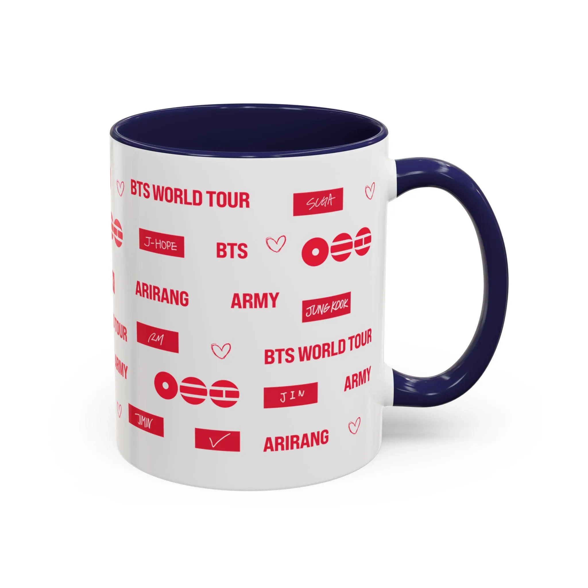 Music Tour Pattern Ceramic Coffee Mug