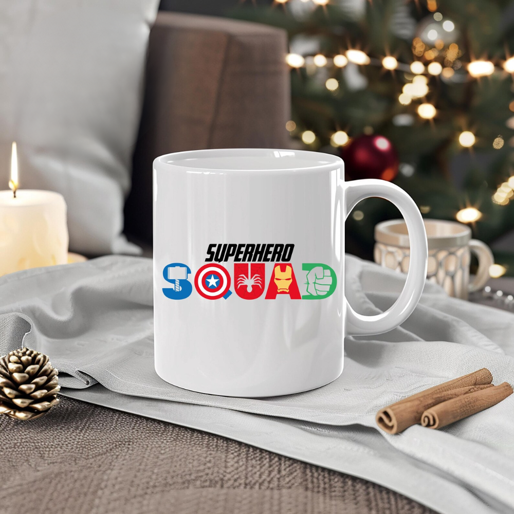 Superhero Squad Custom Coffee Mug