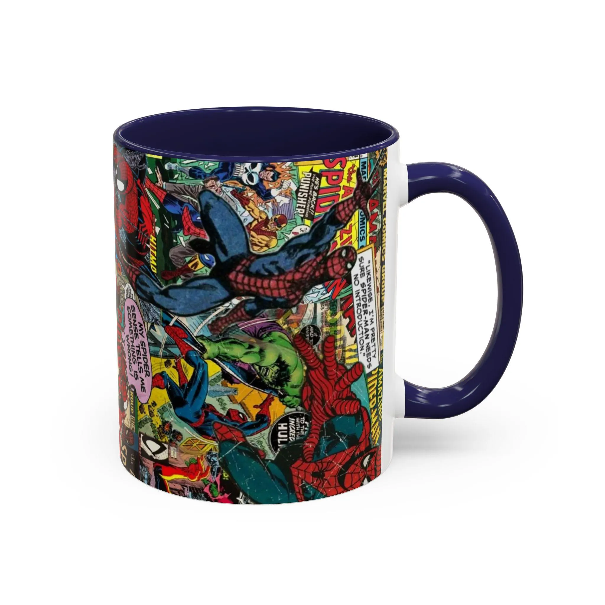 Spider Man Comic Collage Ceramic Mug