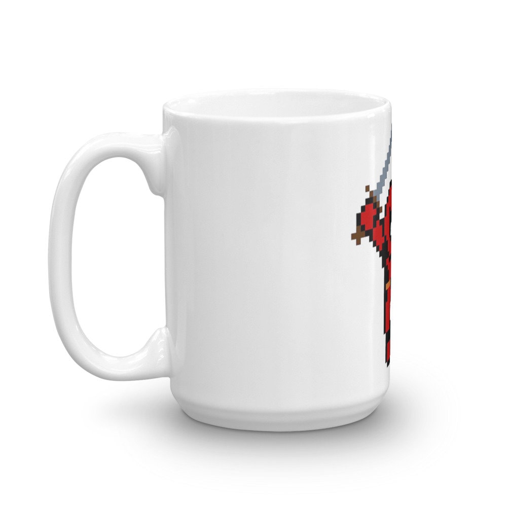 Glossy Vivid Print Deadpool Ceramic Mug