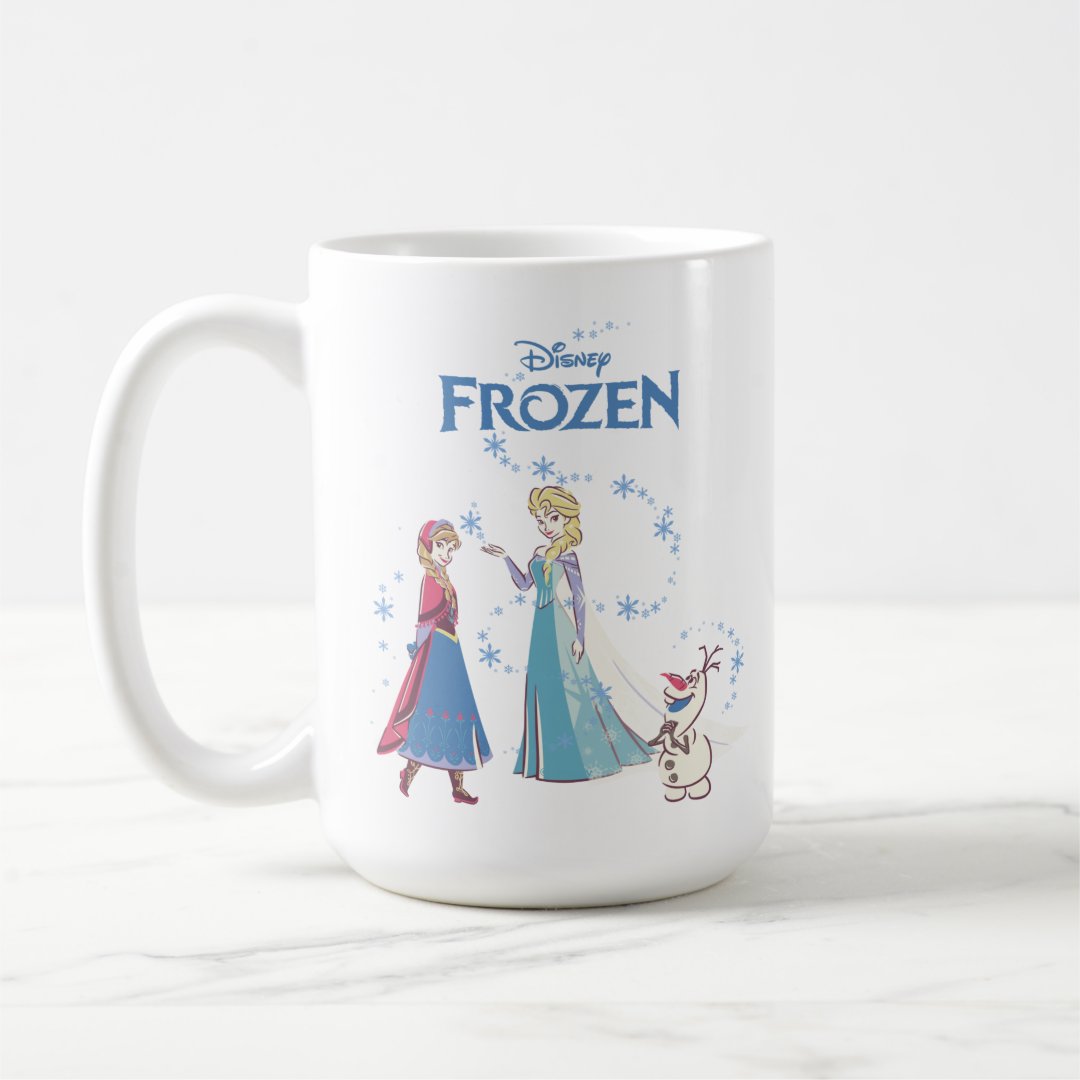 Frozen Elsa Anna Olaf Mug Ceramic Coffee and Tea Cup