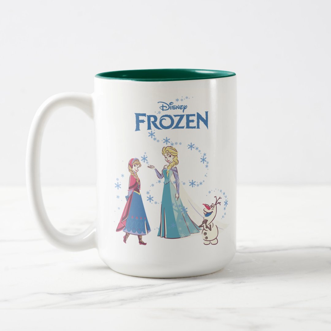 Elsa Anna Olaf Two-Tone Mug 