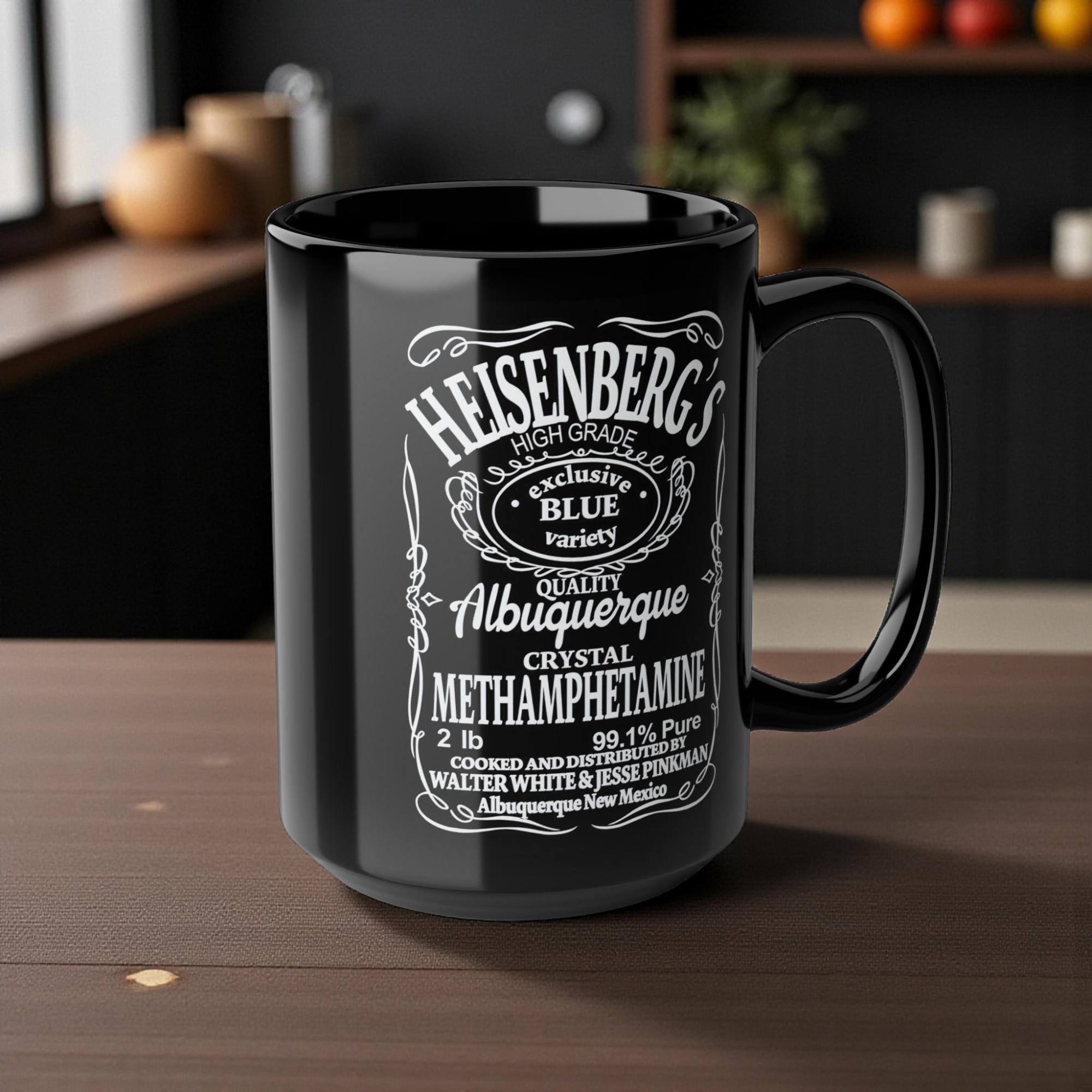 Heisenberg Walter White Whiskey Style Mug