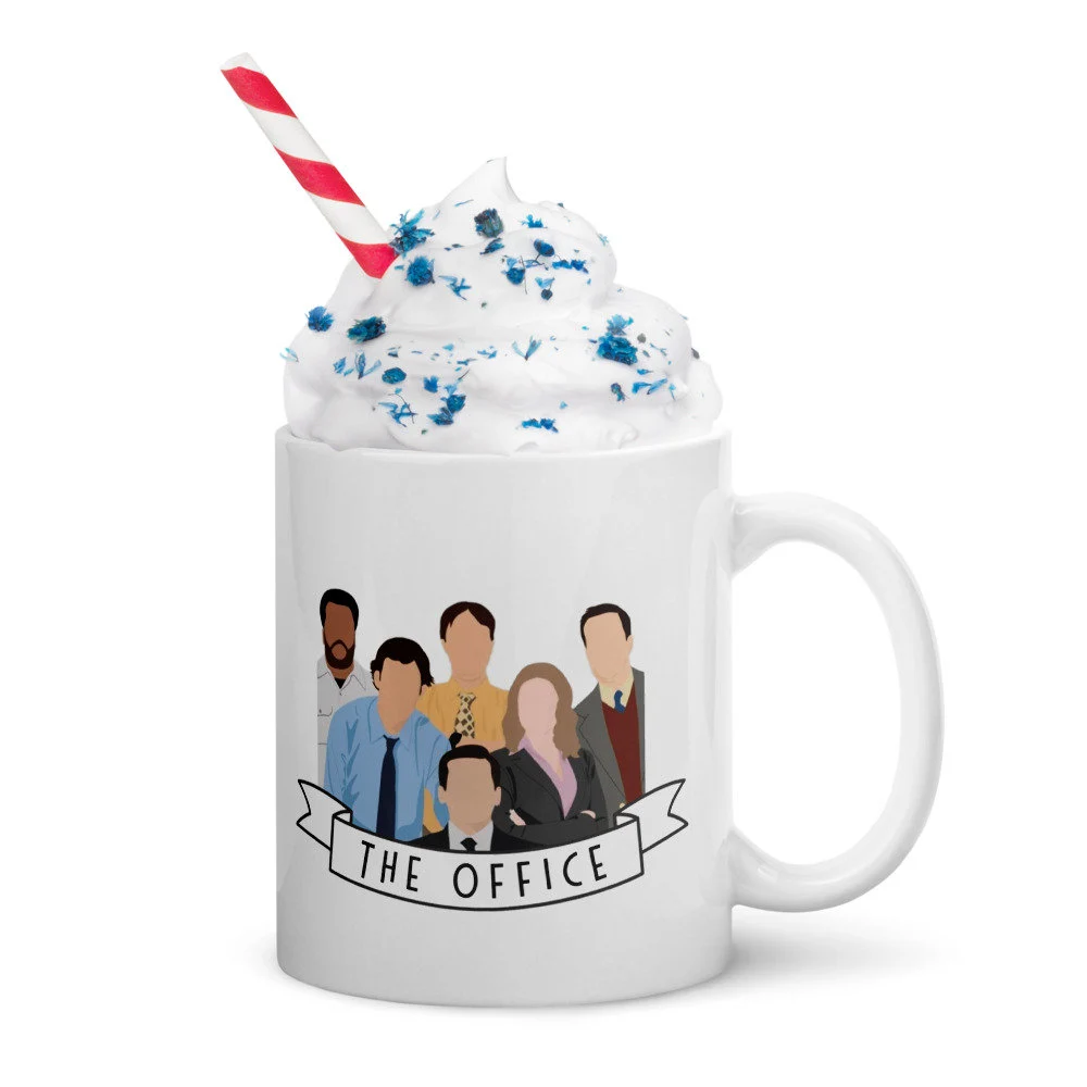 The Office Cast Minimalist Character Ceramic Mug 11oz