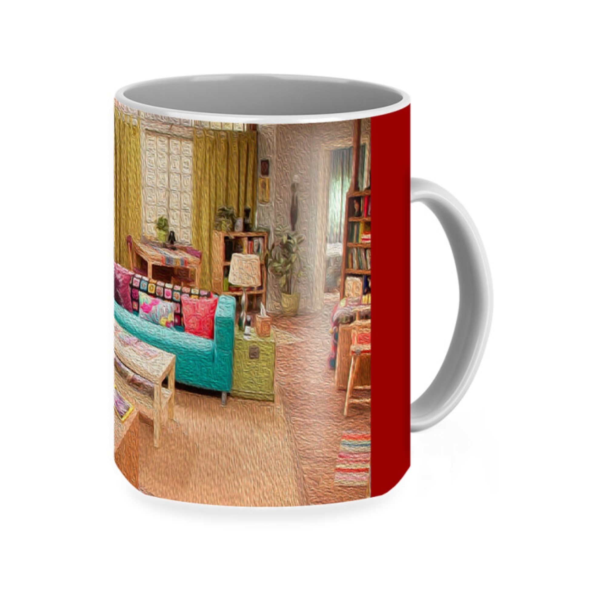 Penny Apartment Oil Painting Style Coffee Mug