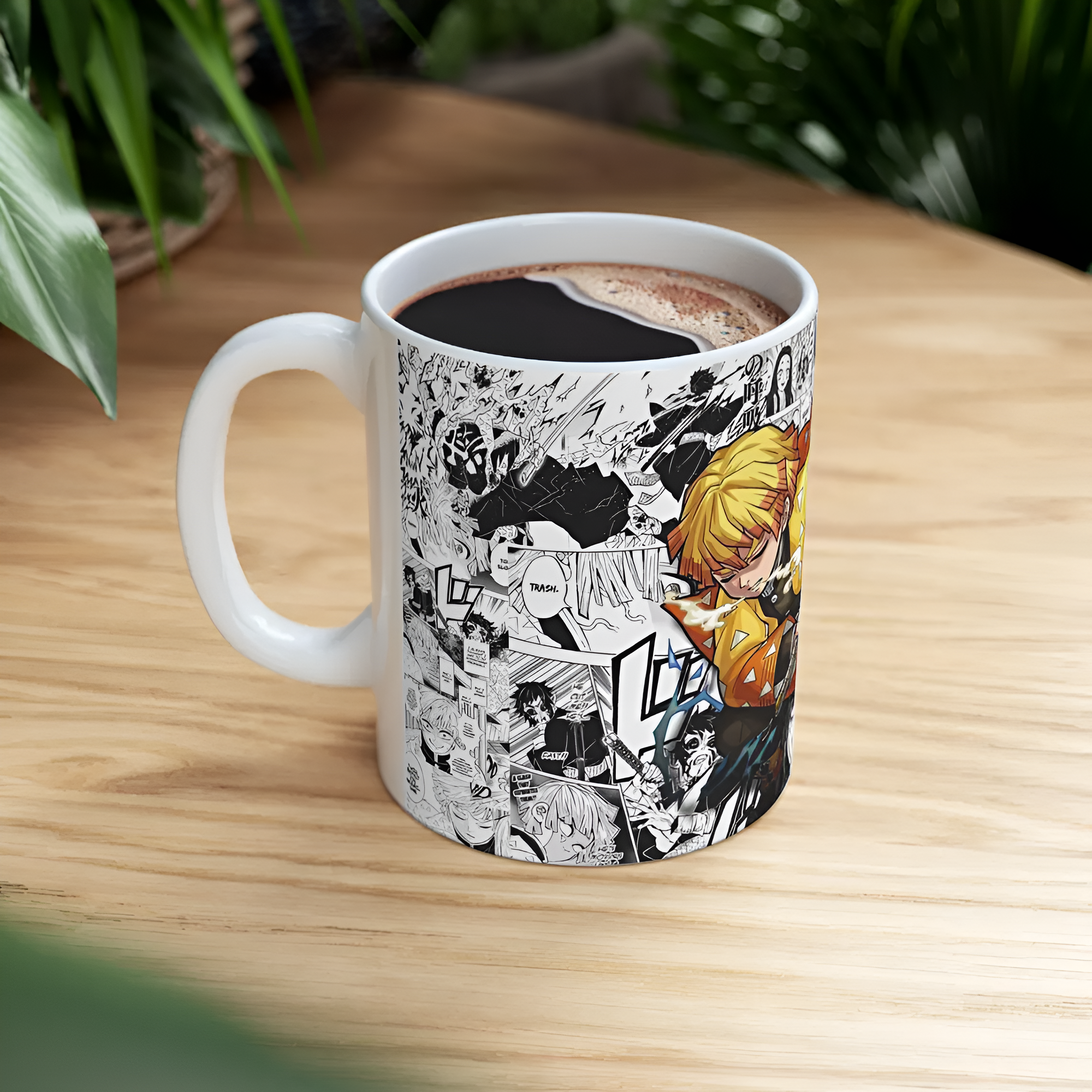 Lightning Design Mug  Demon Slayer Anime Ceramic Mug