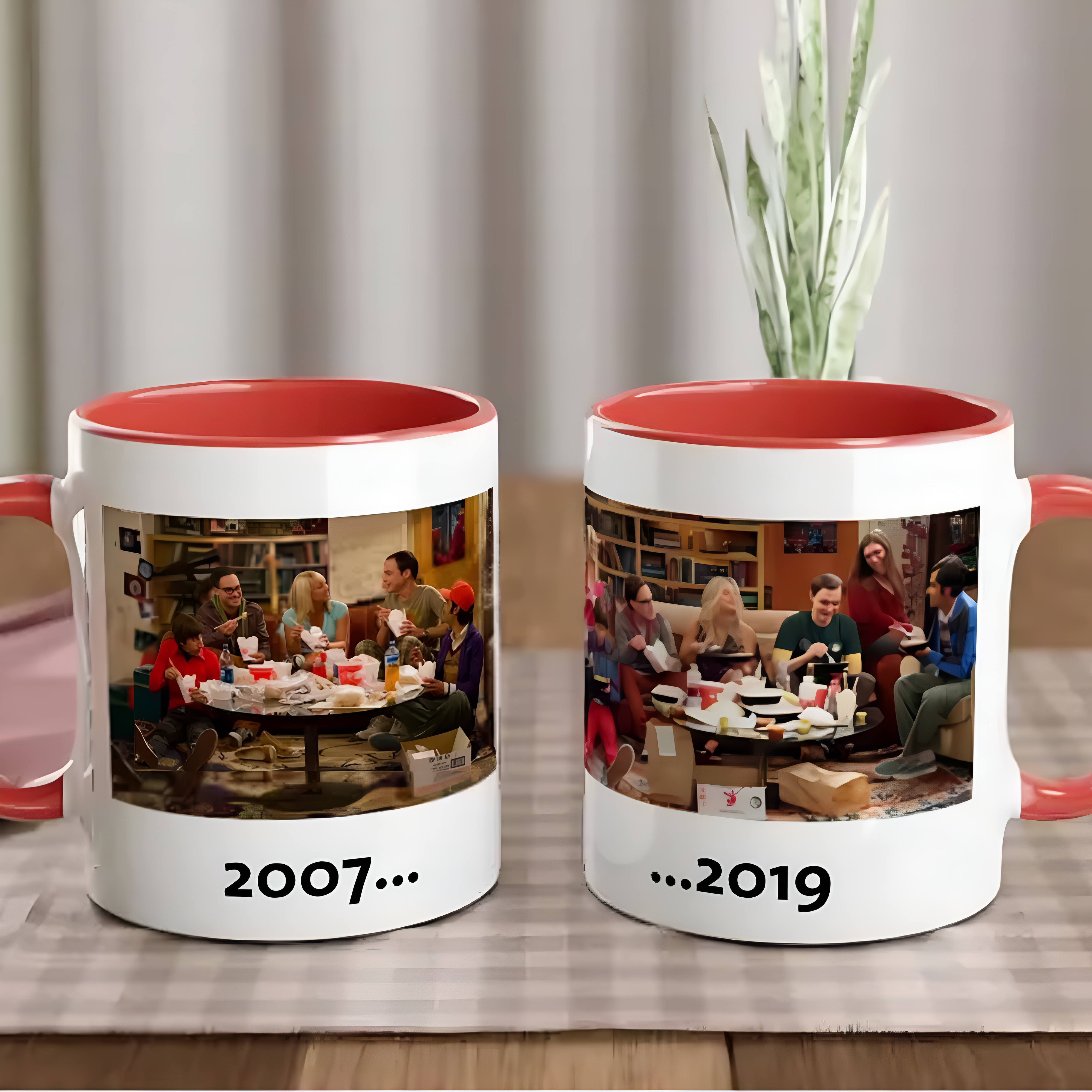 Big Bang Theory 2007 Scene Coffee Mug With Double Sided Print