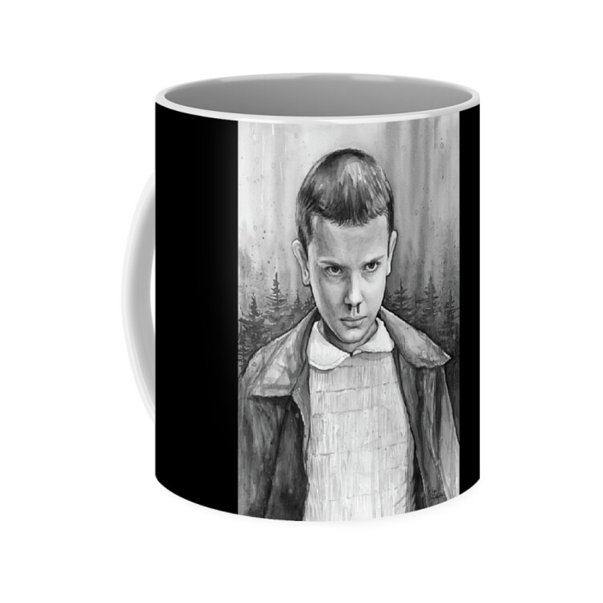 Stranger Things Eleven Fan Art Coffee Mug