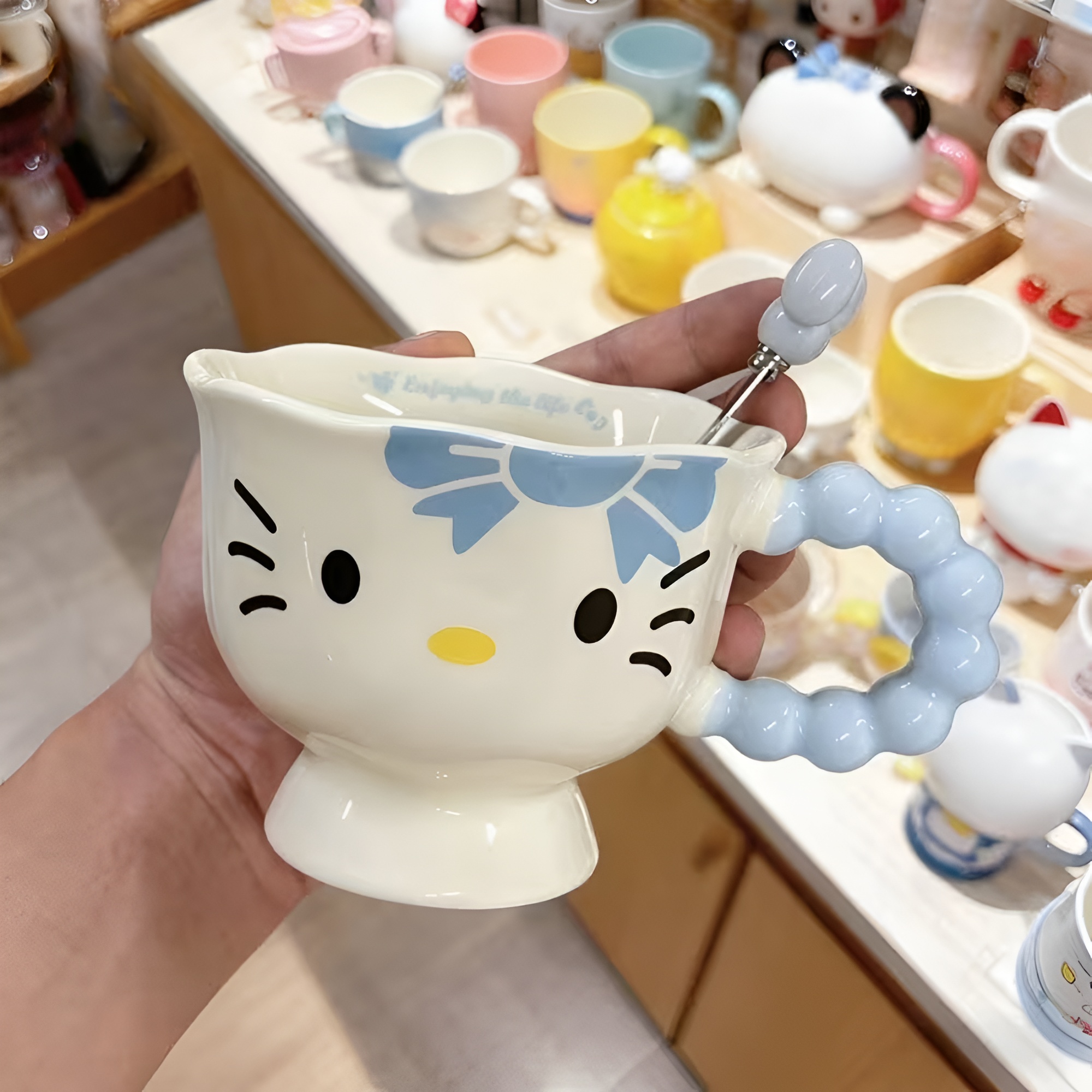 Sanrio Cute And Stylish Mugs, Couple Cups, Birthday Gifts, Water Cups, Hello Kitty Ceramic Mugs