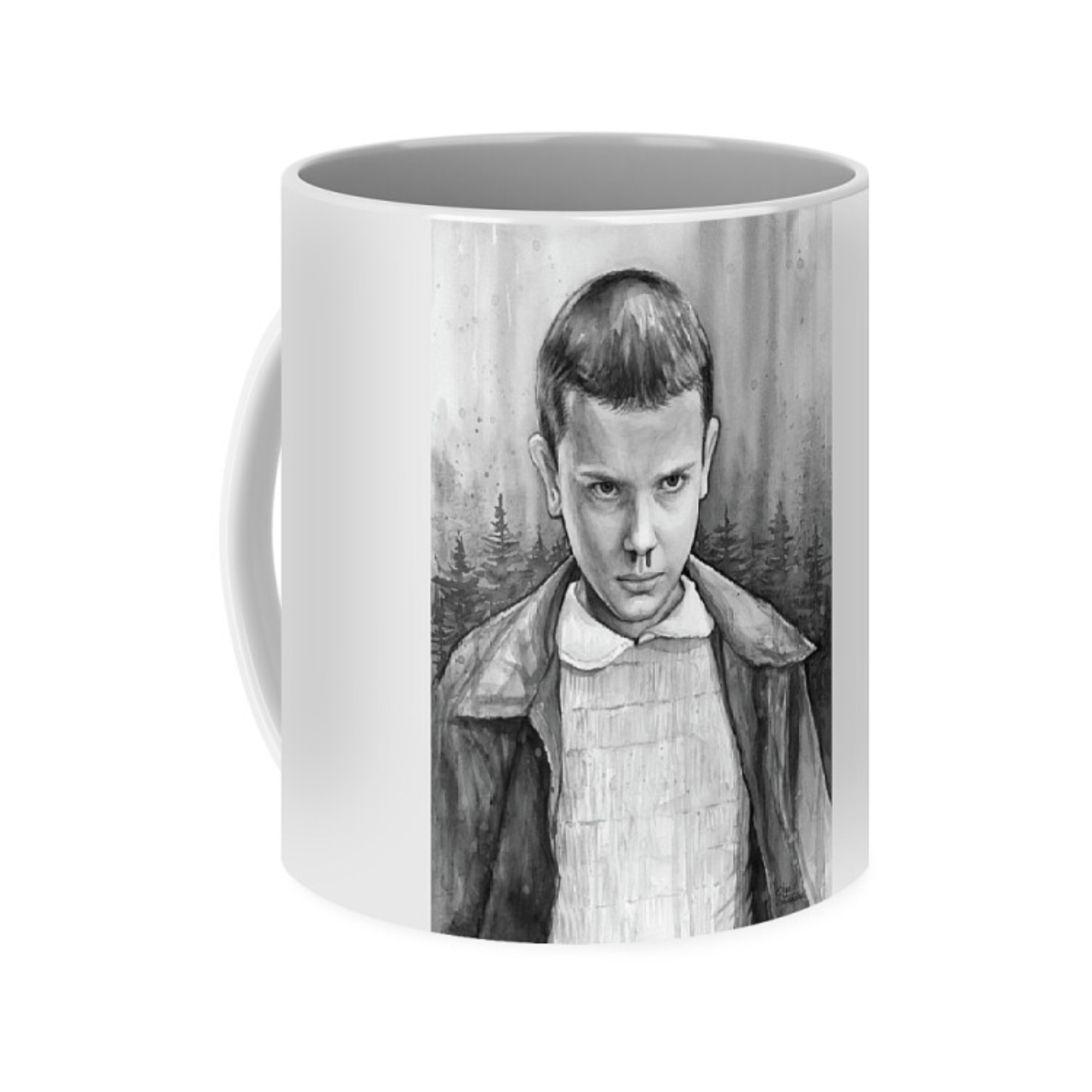 Stranger Things Eleven Fan Art Coffee Mug