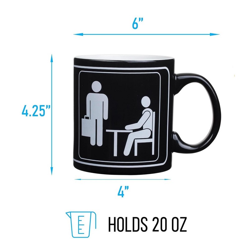 Silver Buffalo The Office Title Sign 20oz Ceramic Mug, 3 of 8