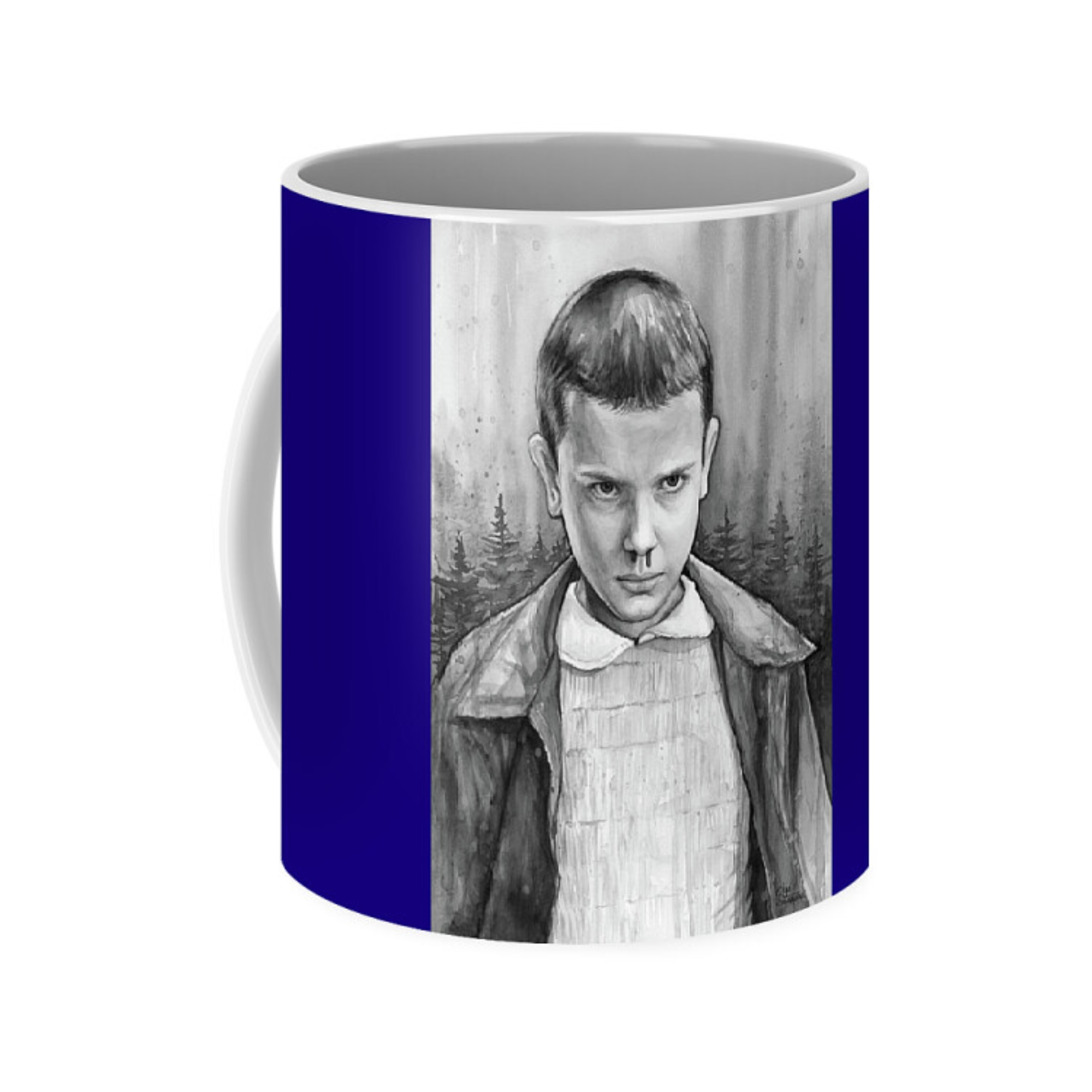 Stranger Things Eleven Fan Art Coffee Mug