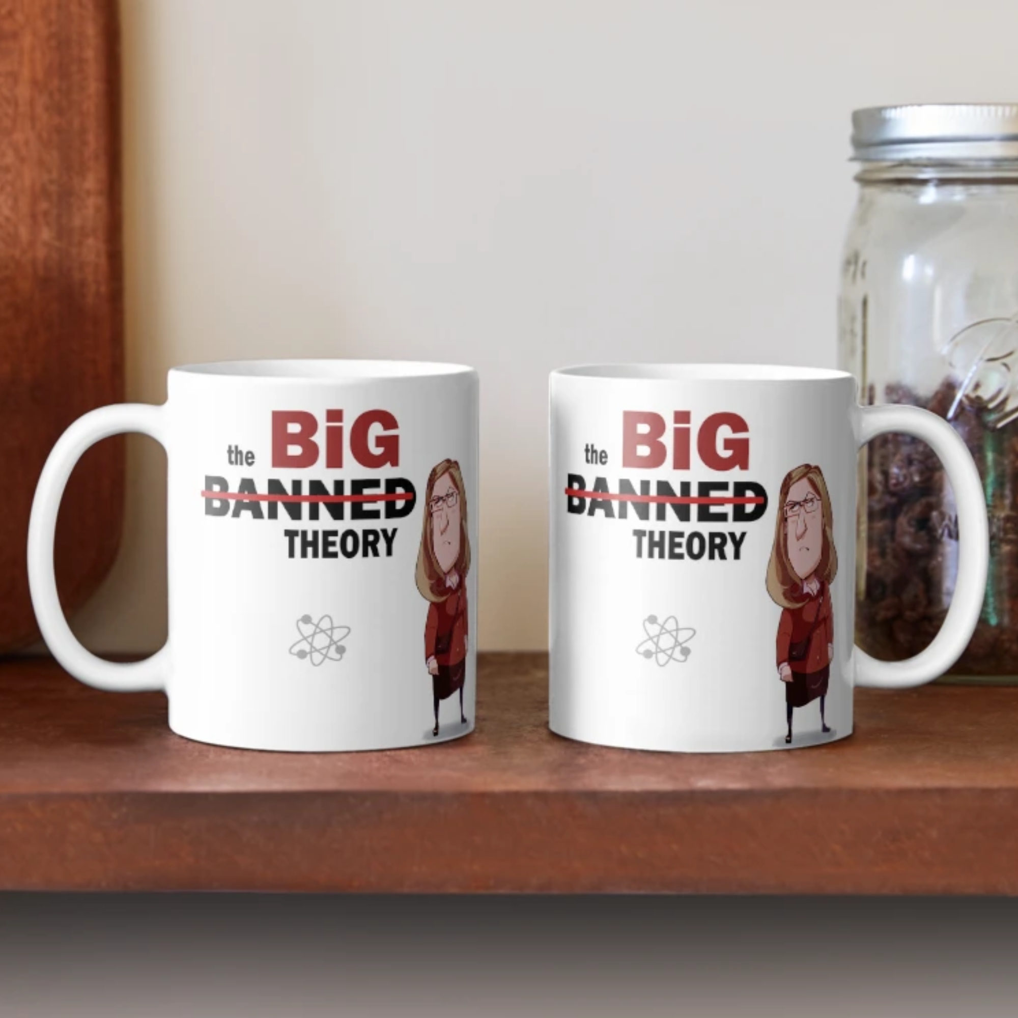 Big Banned Theory Amy Farrah Fowler Parody Mug