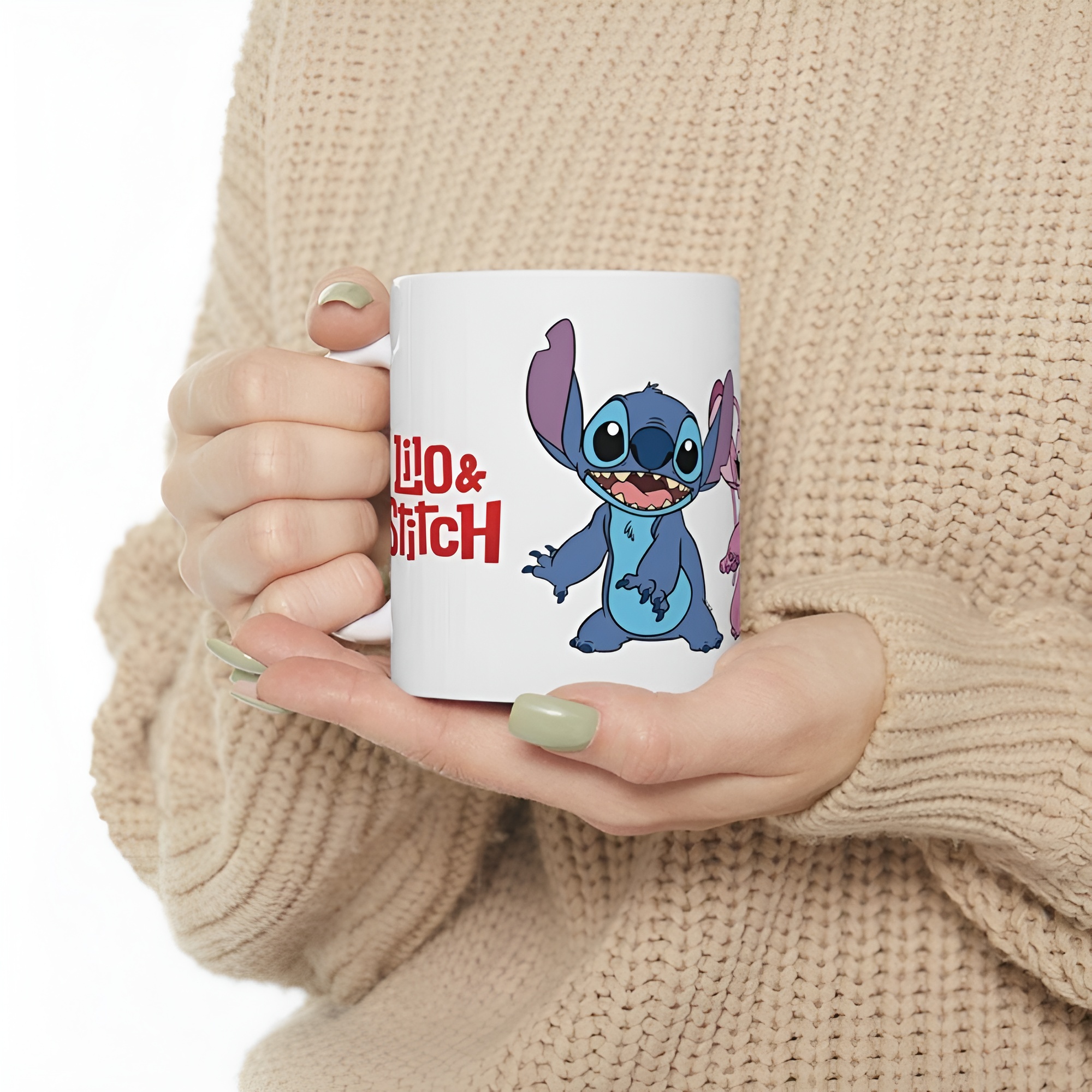 Lilo And Stitch Design Ceramic Coffee Mug