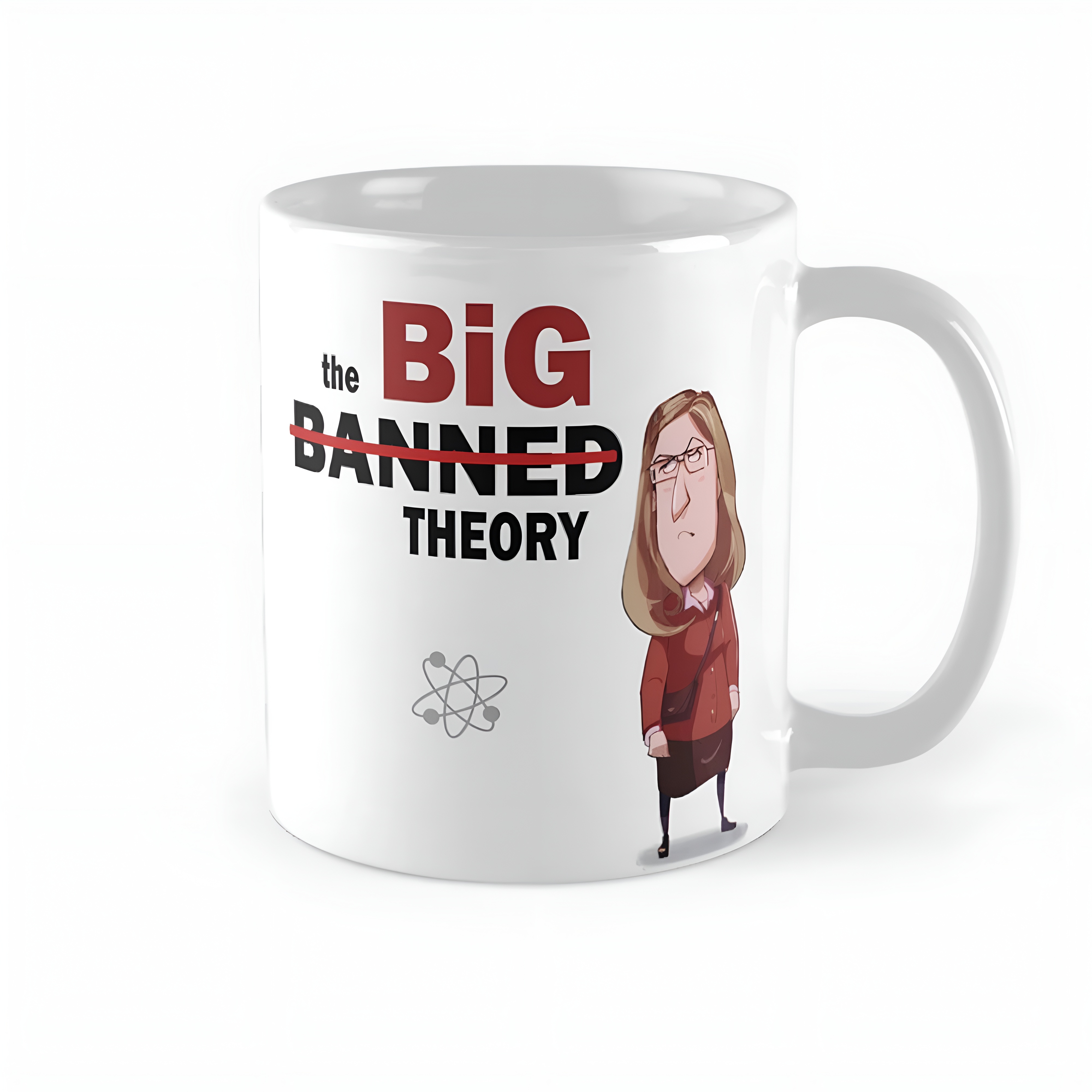 Big Banned Theory Amy Farrah Fowler Parody Mug