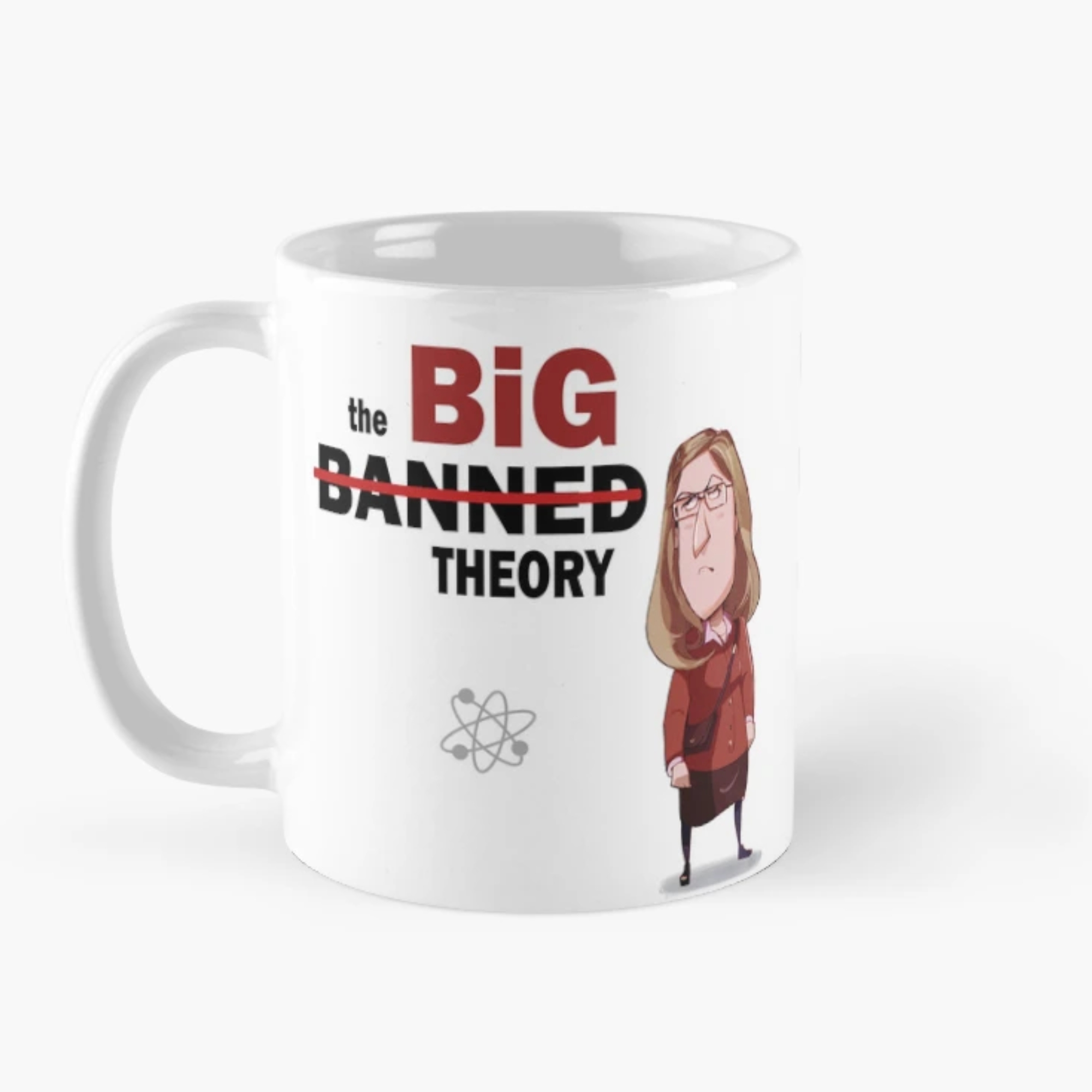 Big Banned Theory Amy Farrah Fowler Parody Mug