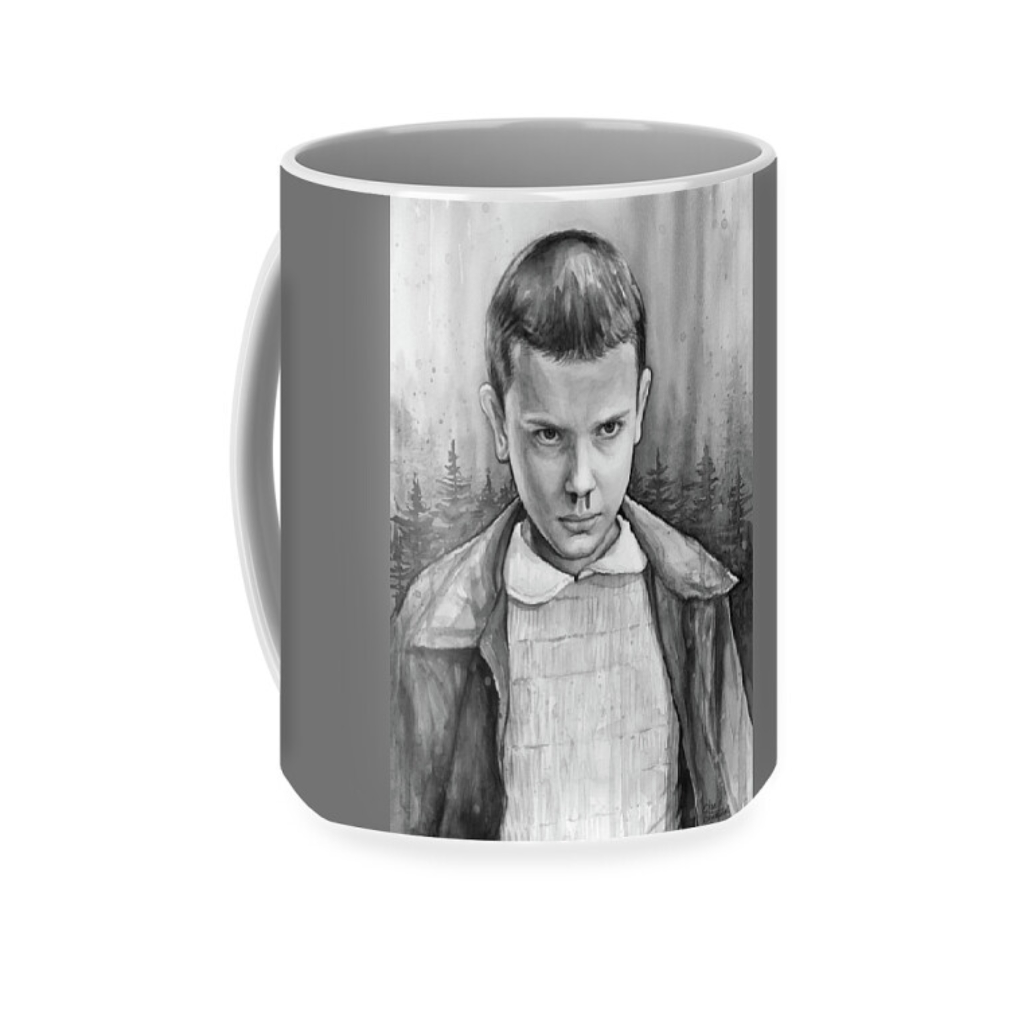 Stranger Things Eleven Fan Art Coffee Mug