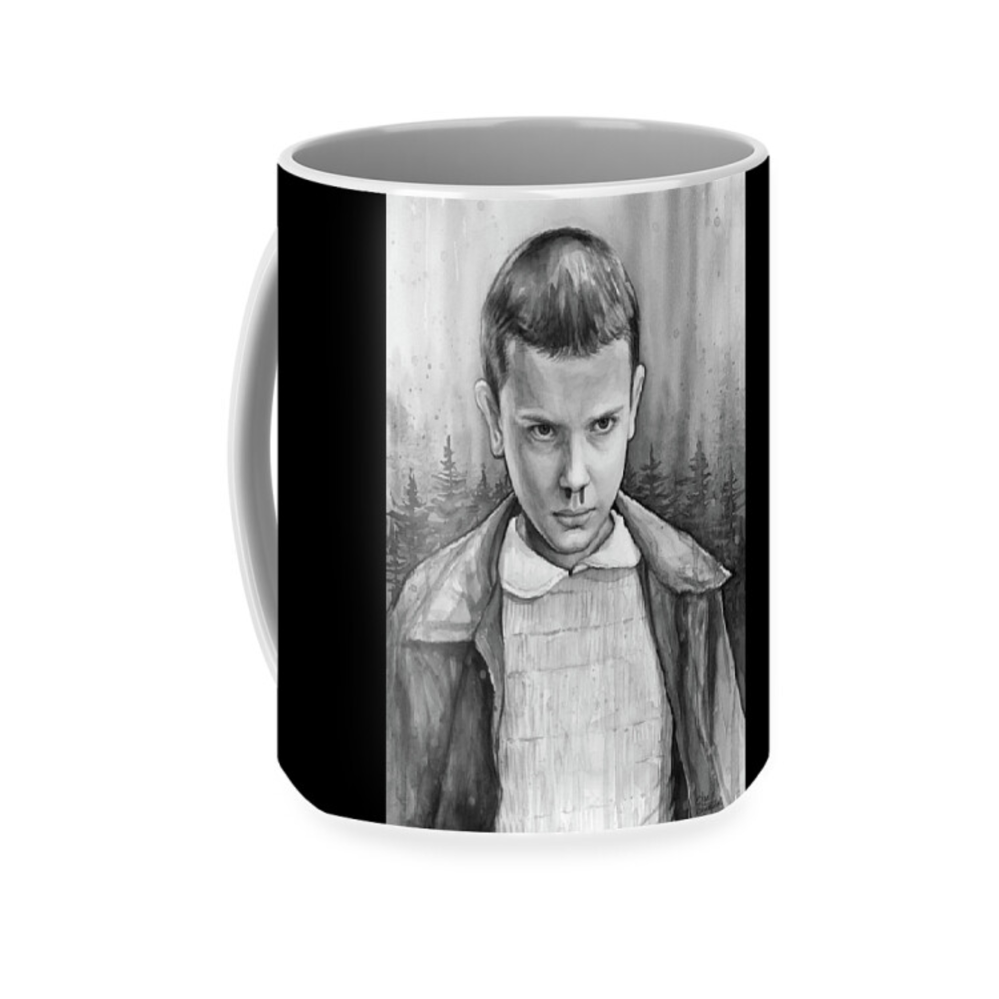 Stranger Things Eleven Fan Art Coffee Mug