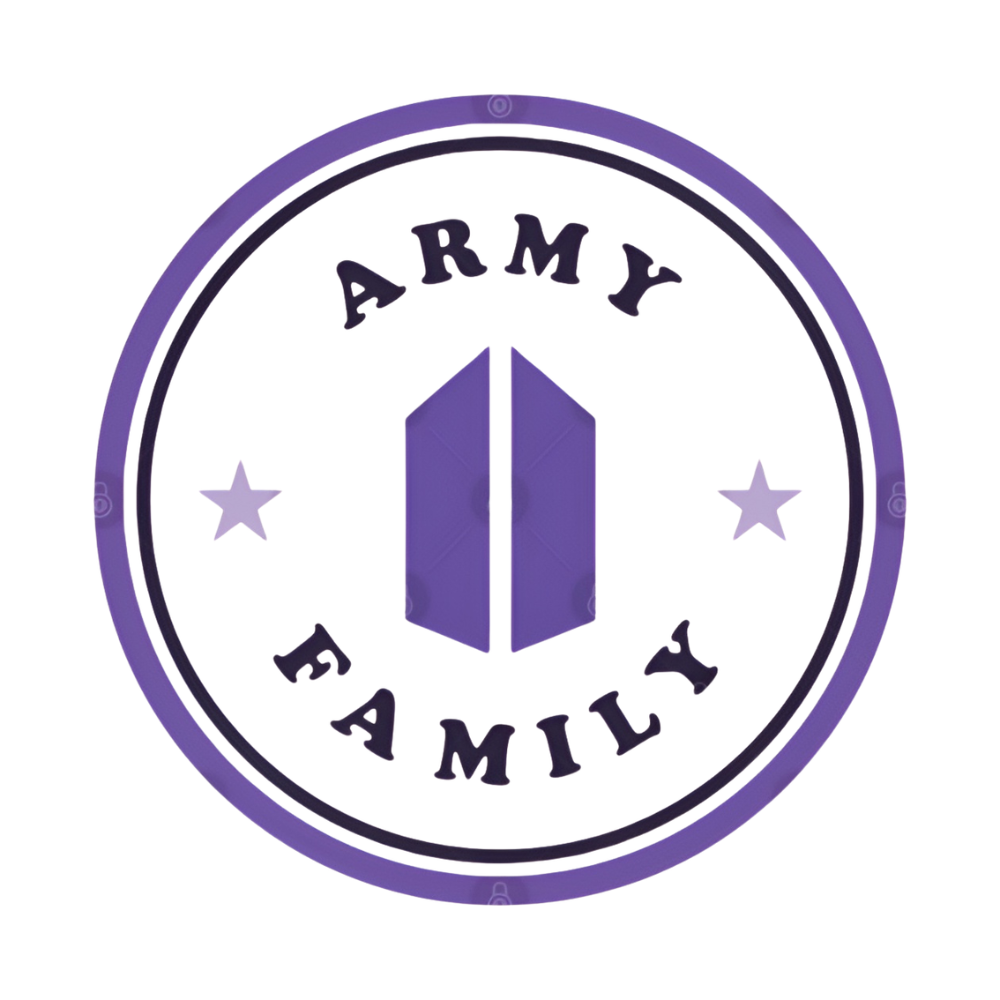 BTS Army Family Purple Logo Cup