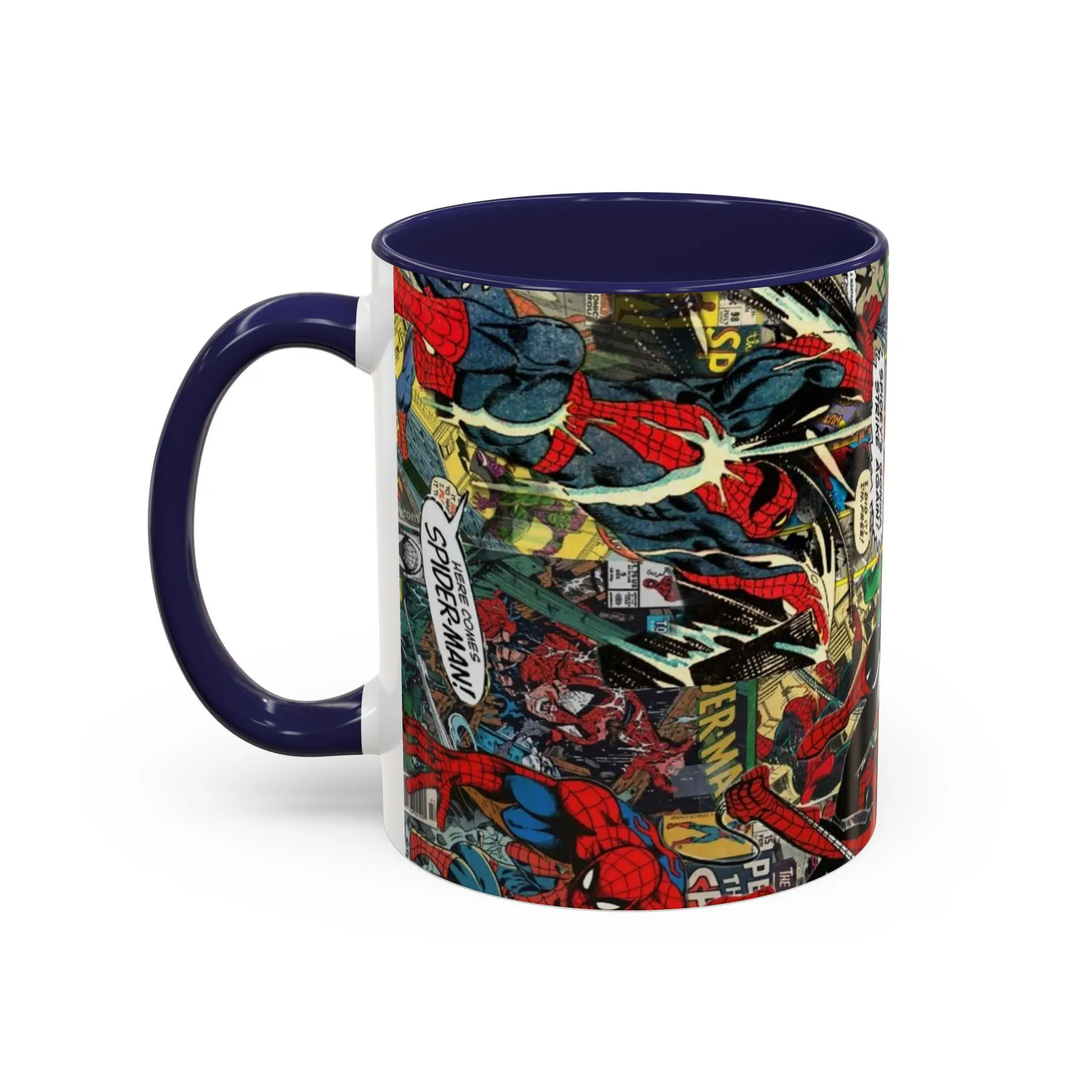 Spider Man Comic Collage Ceramic Mug