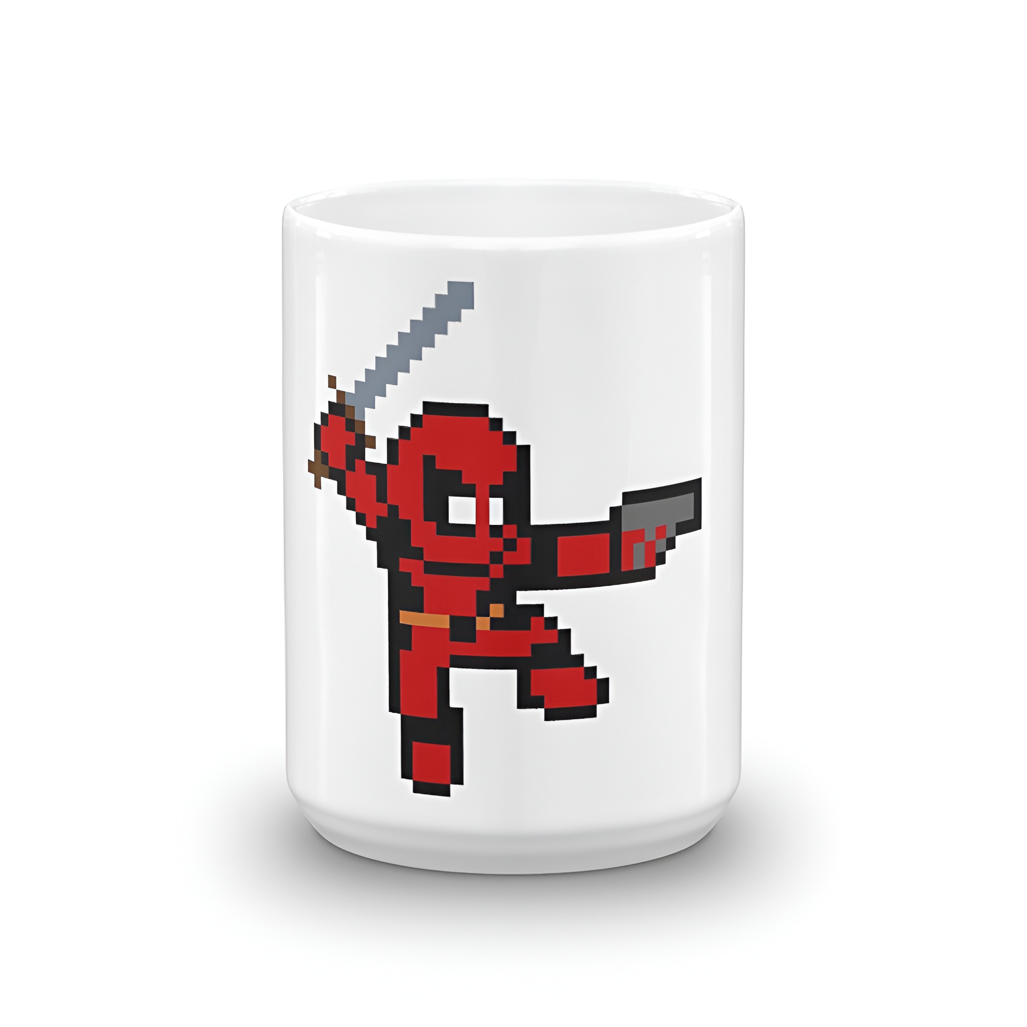 Glossy Vivid Print Deadpool Ceramic Mug