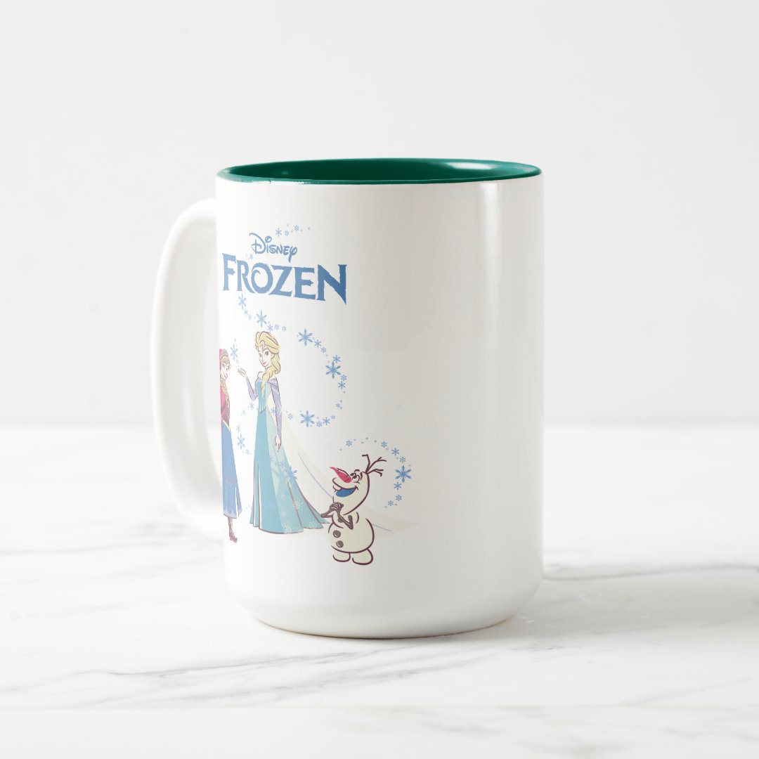 Elsa Anna Olaf Two-Tone Mug 