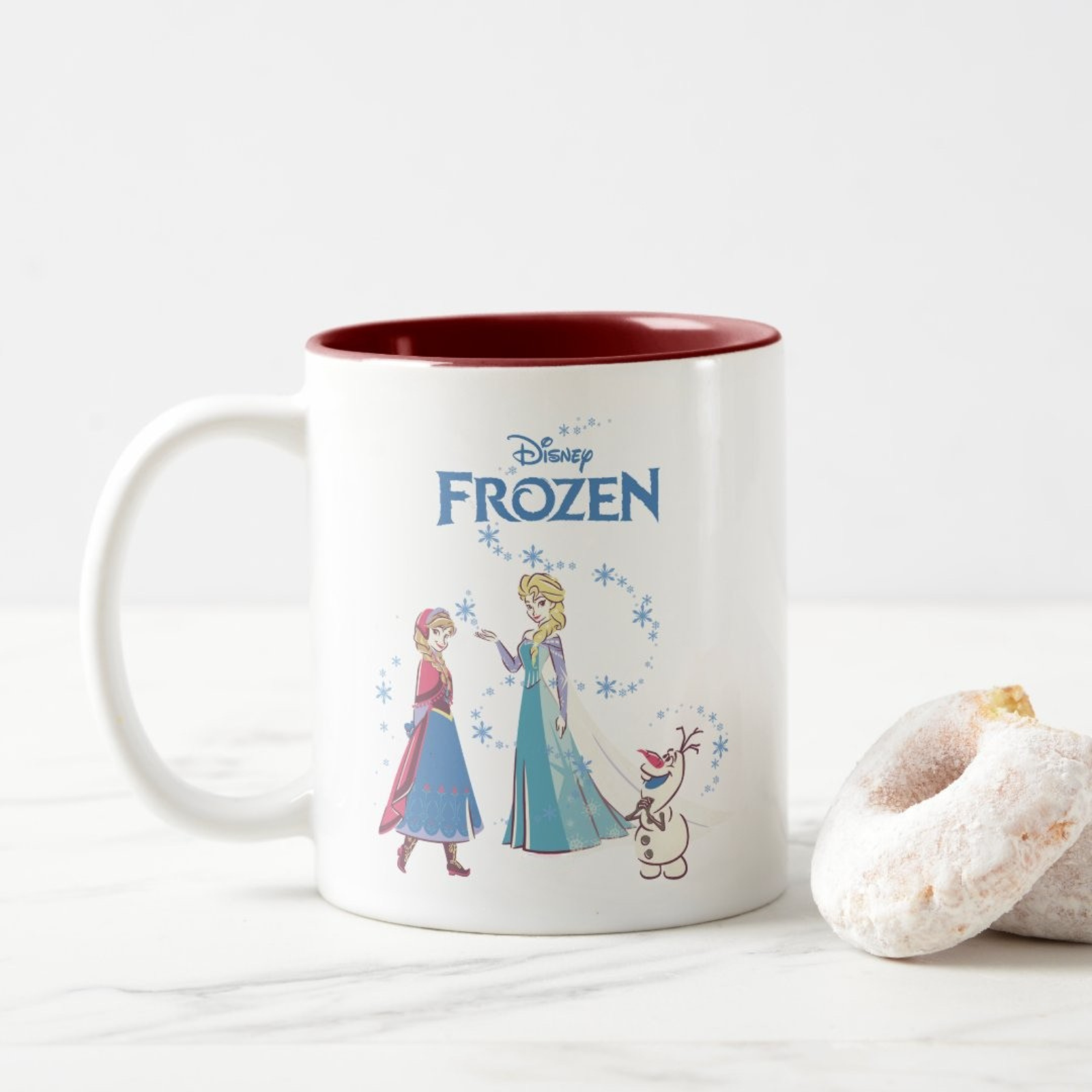 Frozen Sisters Snowman Duo Toned Mug