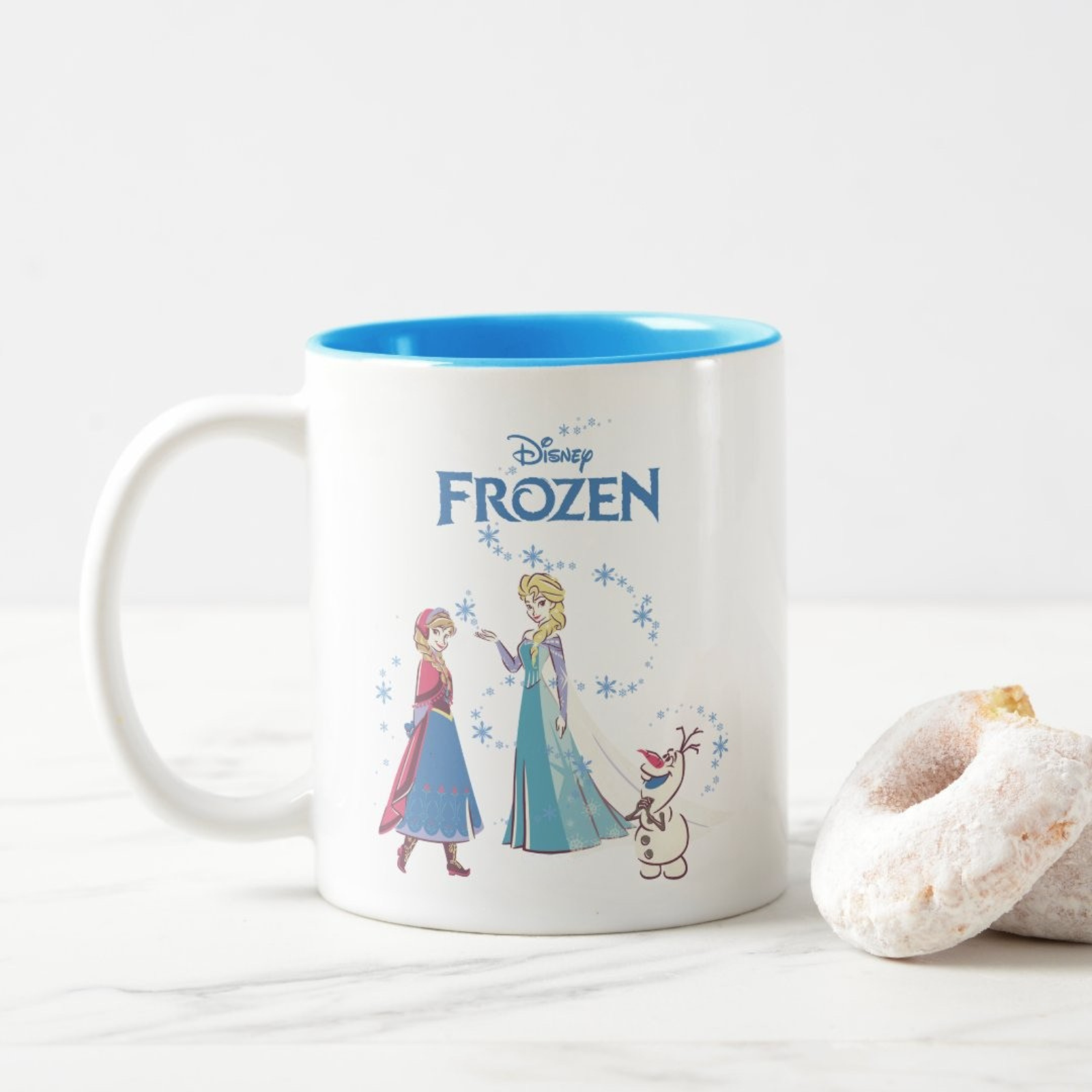 Frozen Sisters Snowman Duo Toned Mug