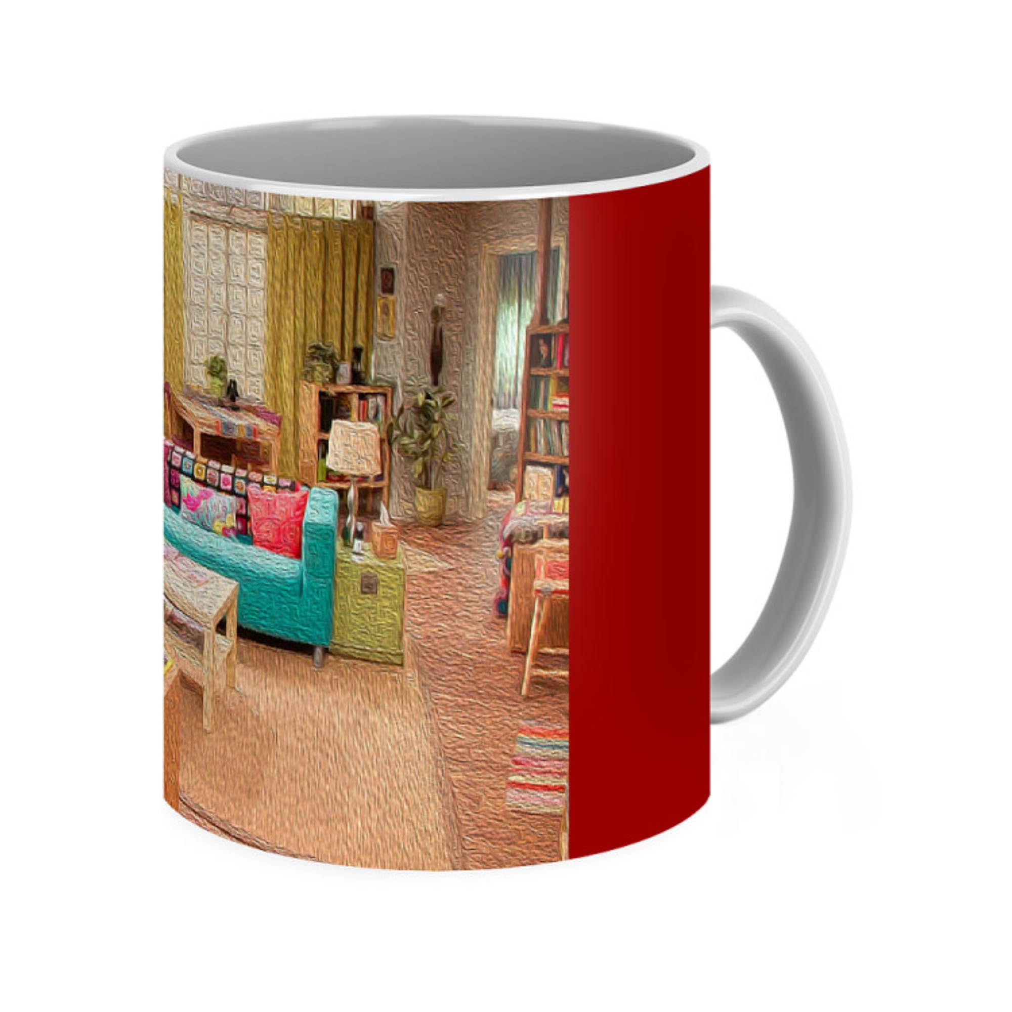Penny Apartment Oil Painting Style Coffee Mug