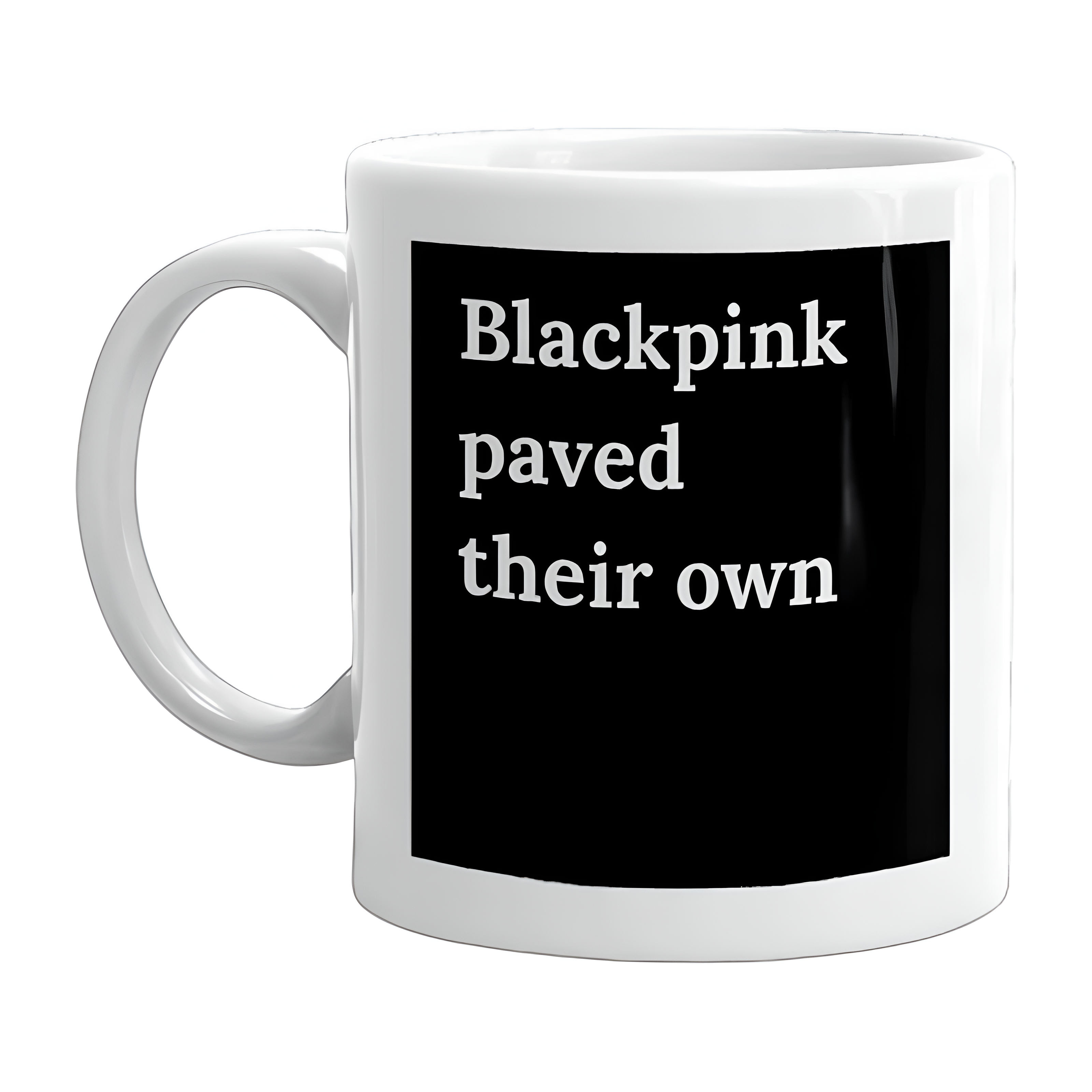 Black PinkCeramic Coffee Mug For Music Fans