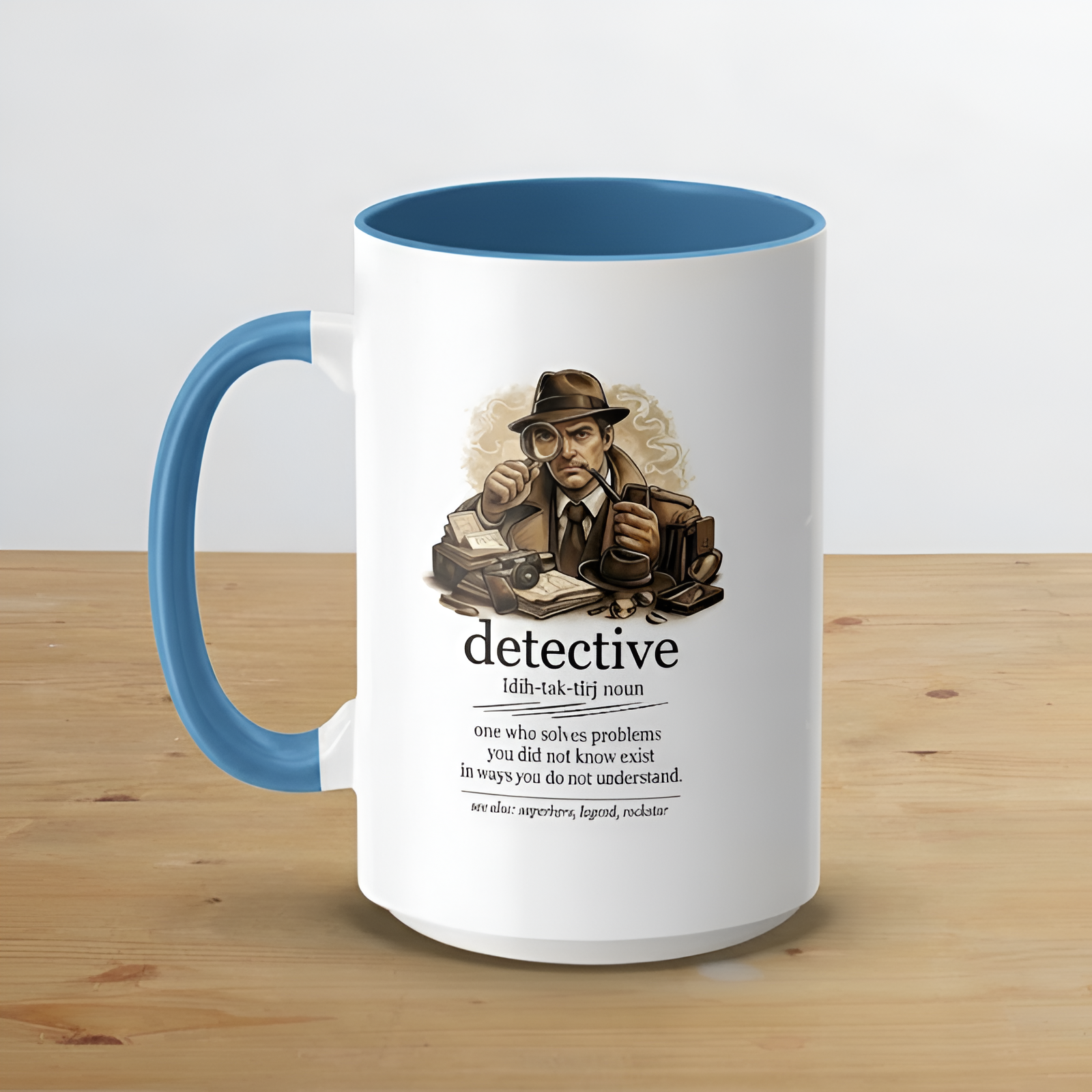 Sherlock Style Vintage Detective Definition Mug
