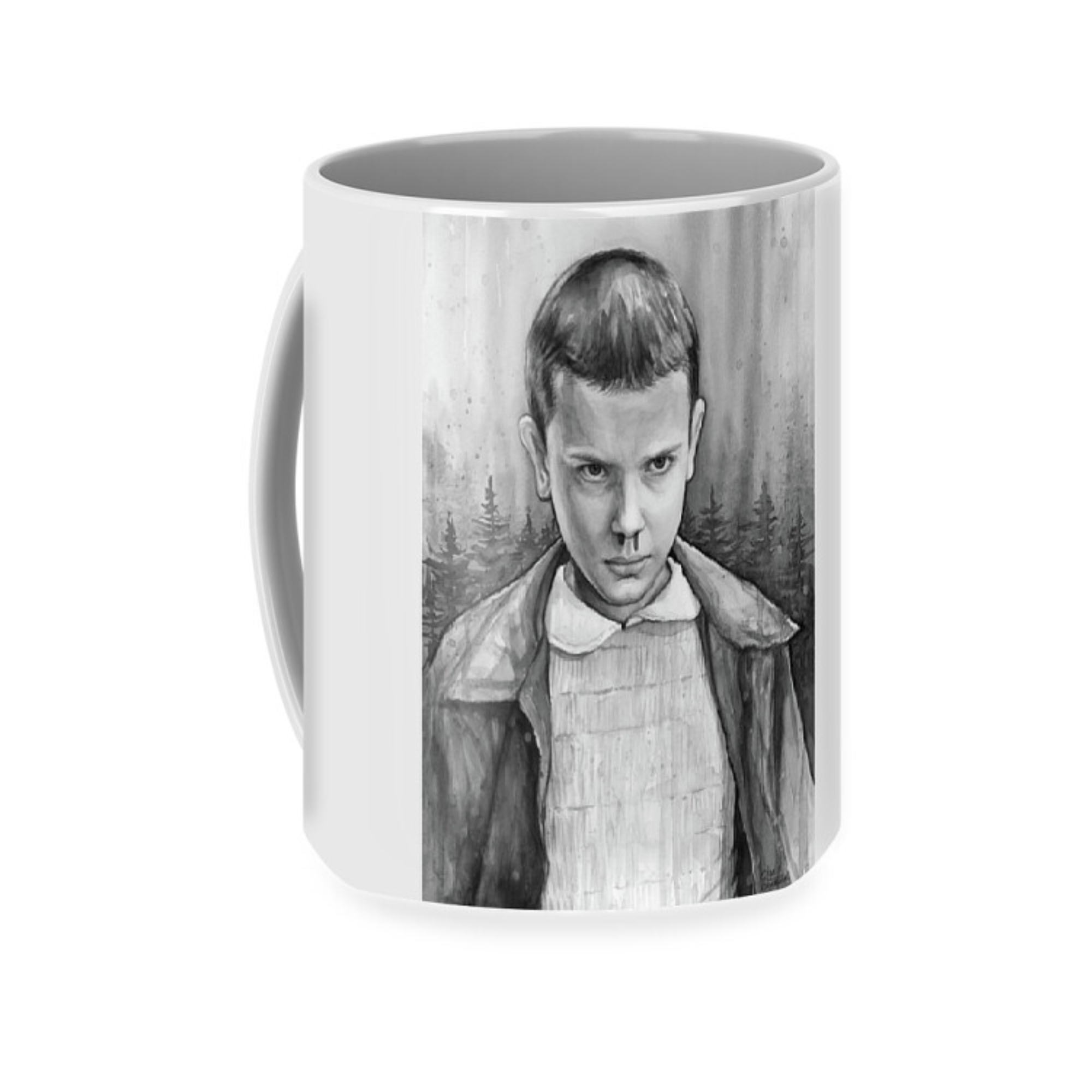 Stranger Things Eleven Fan Art Coffee Mug