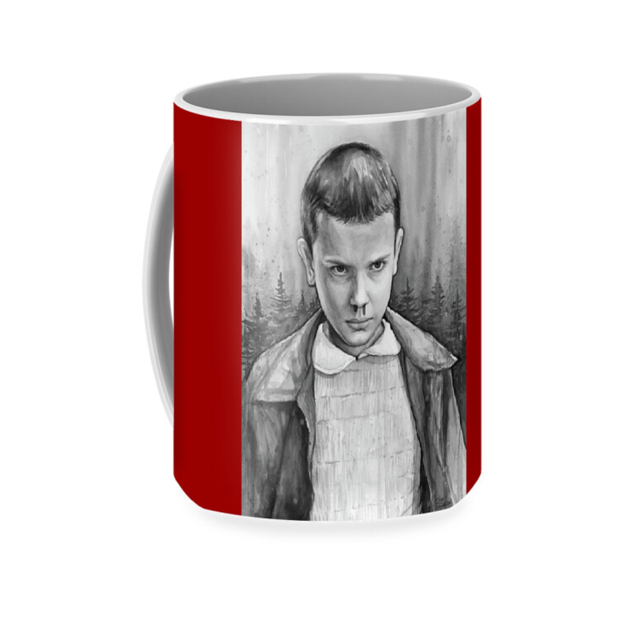 Stranger Things Eleven Fan Art Coffee Mug