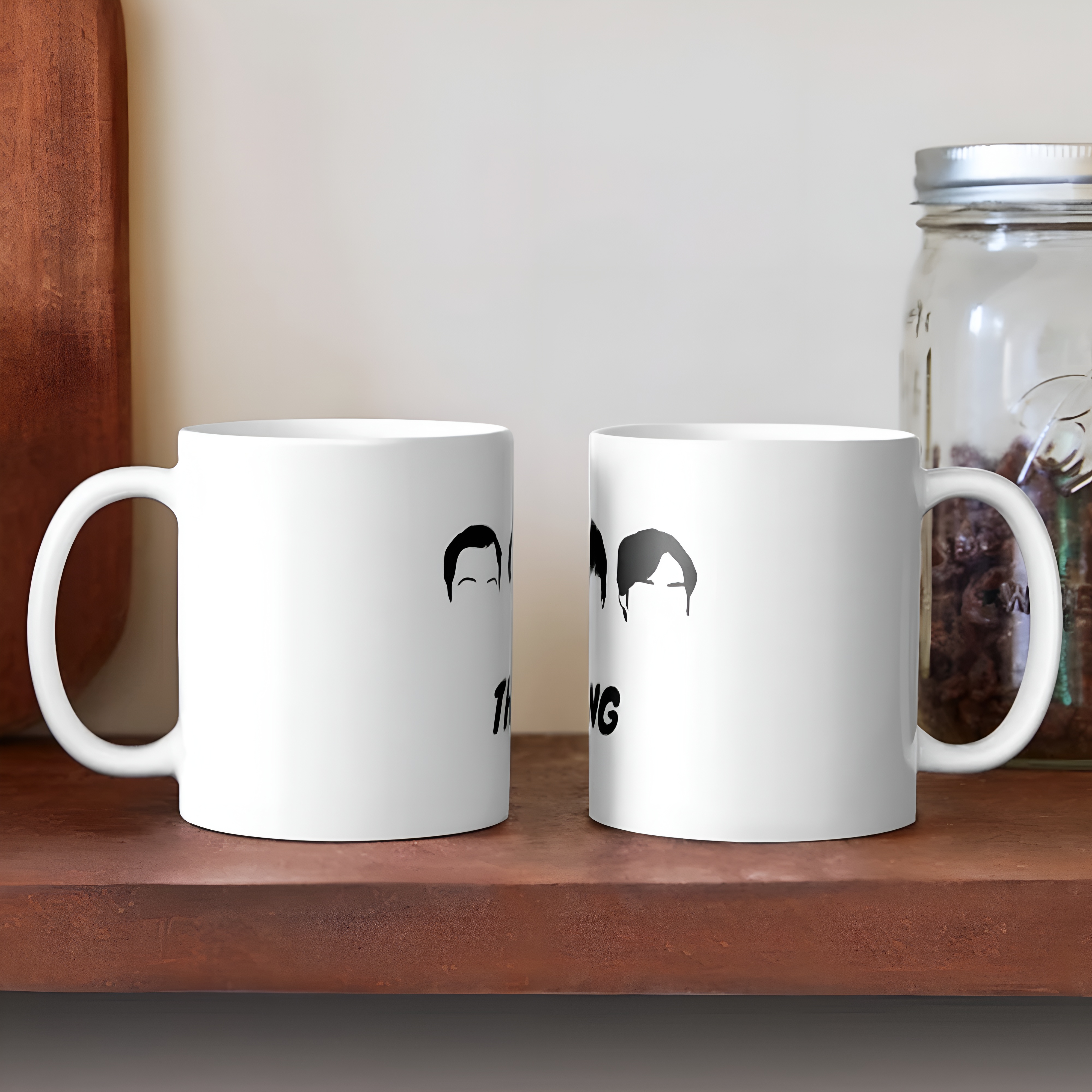 Big Bang Theory Minimalist The Gang Silhouette Mug