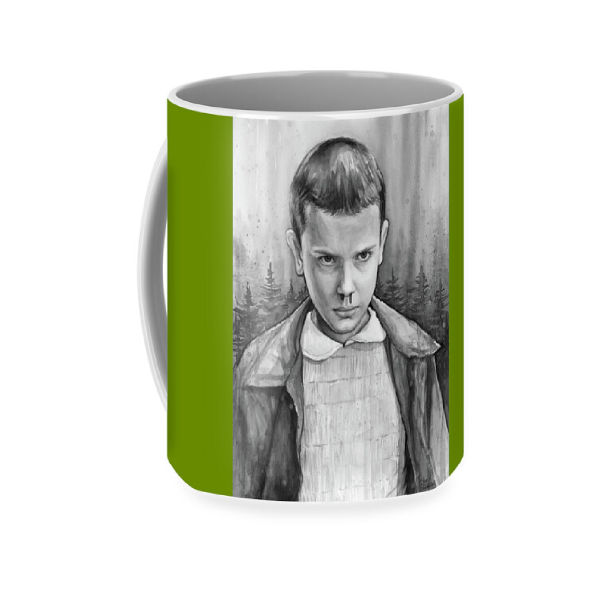Stranger Things Eleven Fan Art Coffee Mug