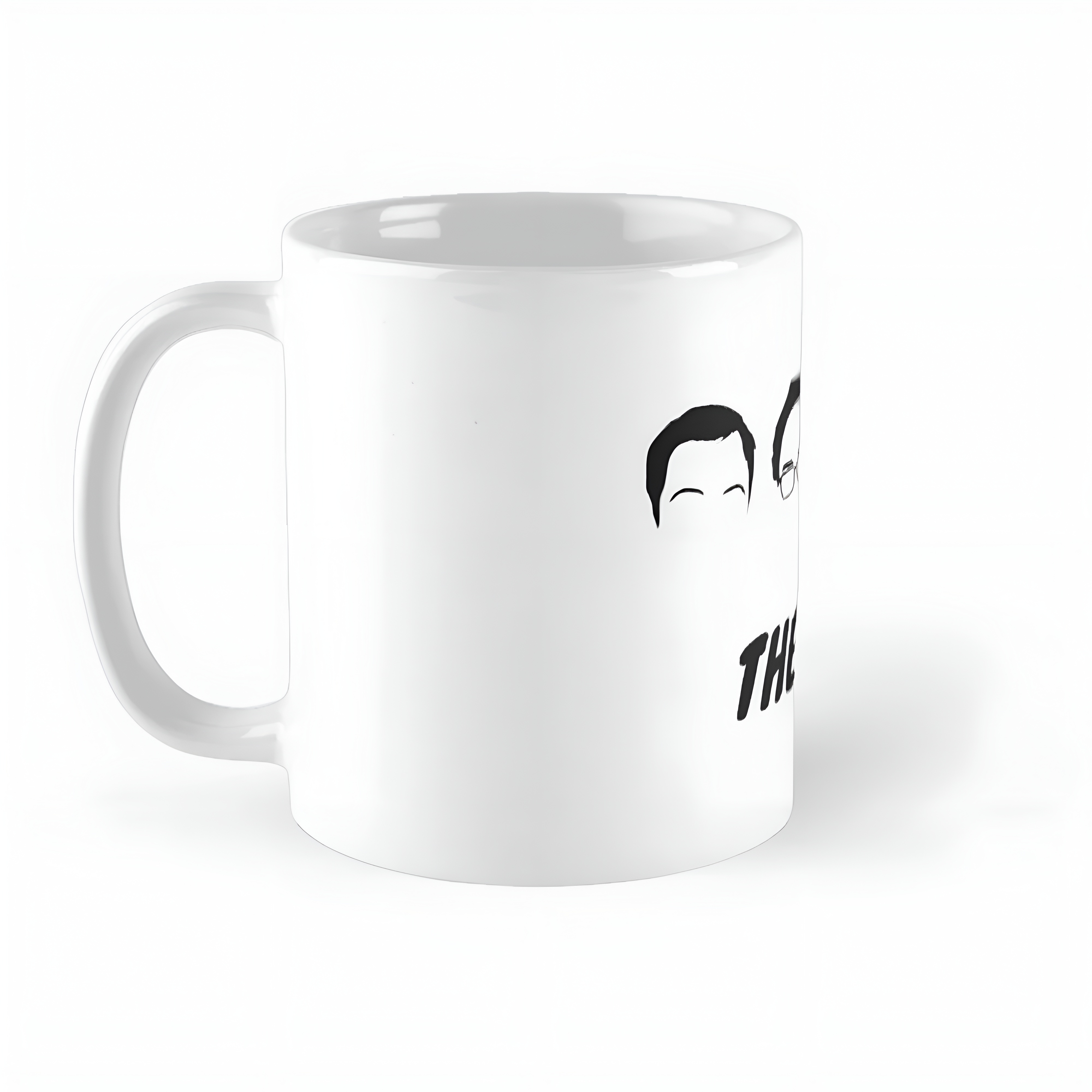 Big Bang Theory Minimalist The Gang Silhouette Mug