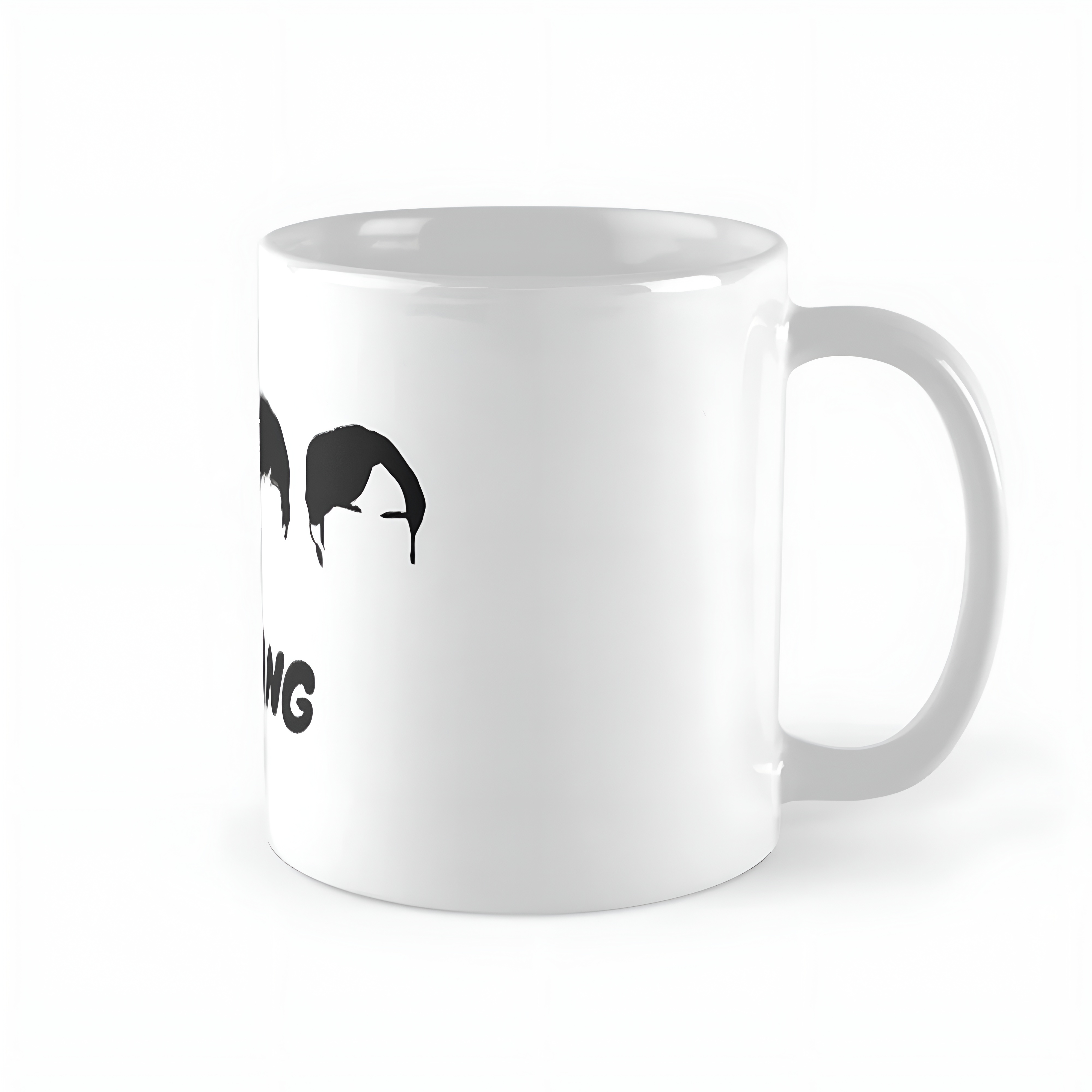 Big Bang Theory Minimalist The Gang Silhouette Mug