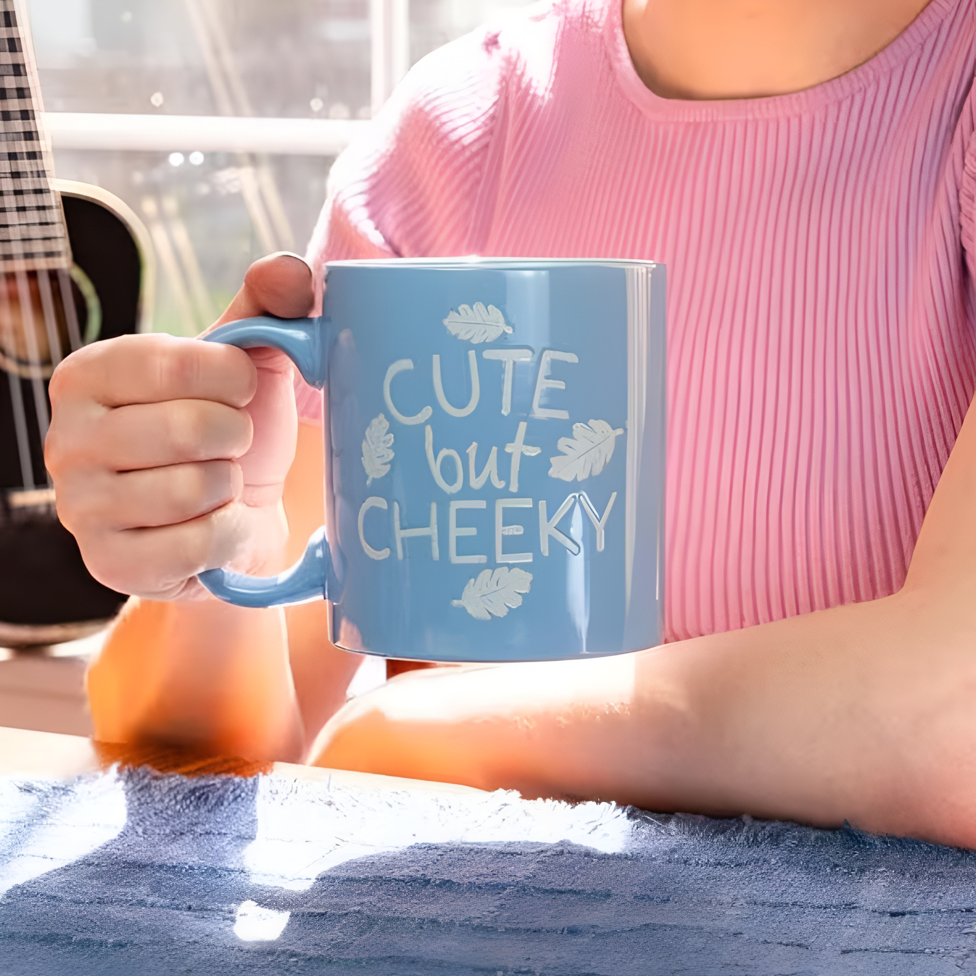 Stitch Wax Resist Themed 20oz Ceramic Coffee Mug