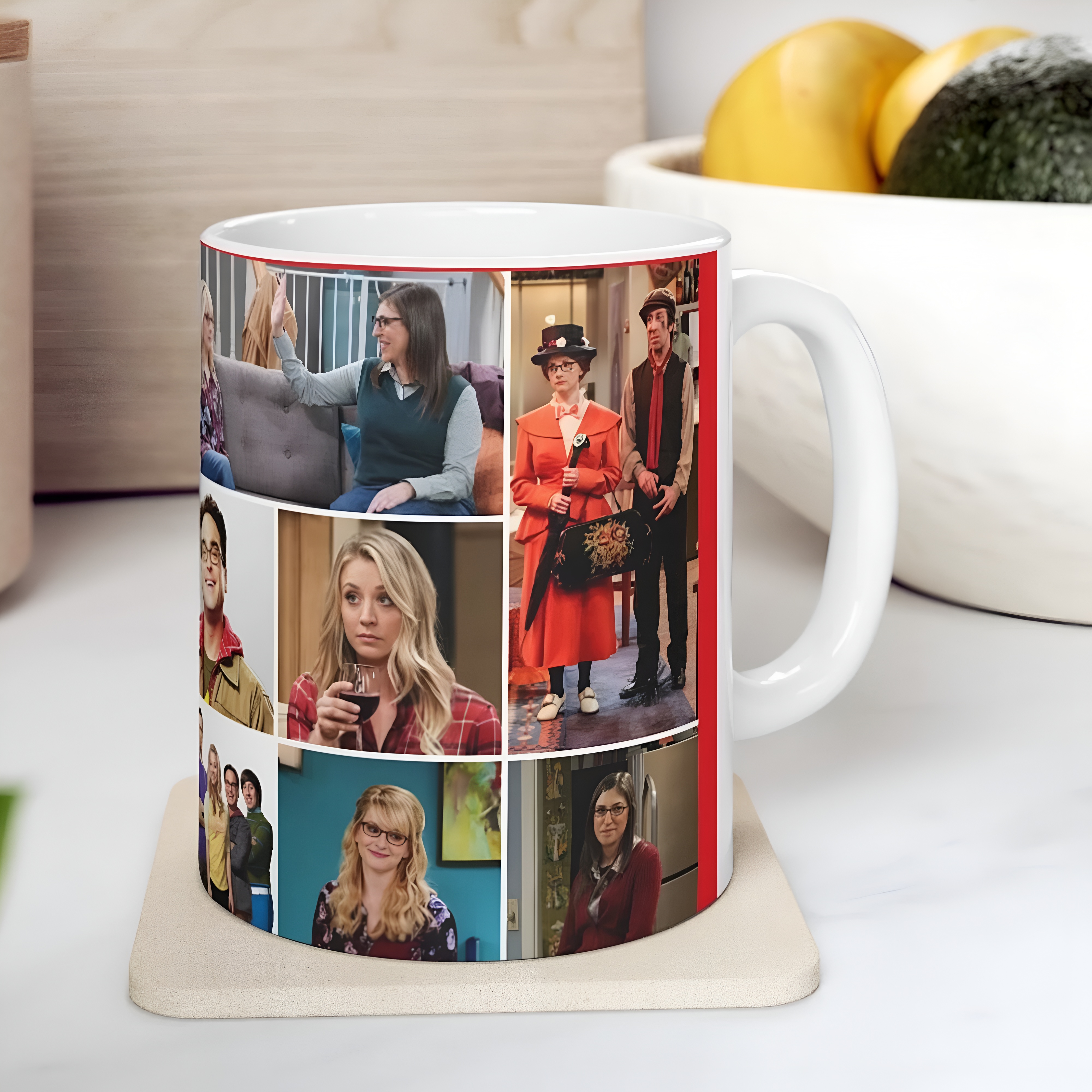 Big Bang Theory Ensemble Collage Portrait Coffee Mug
