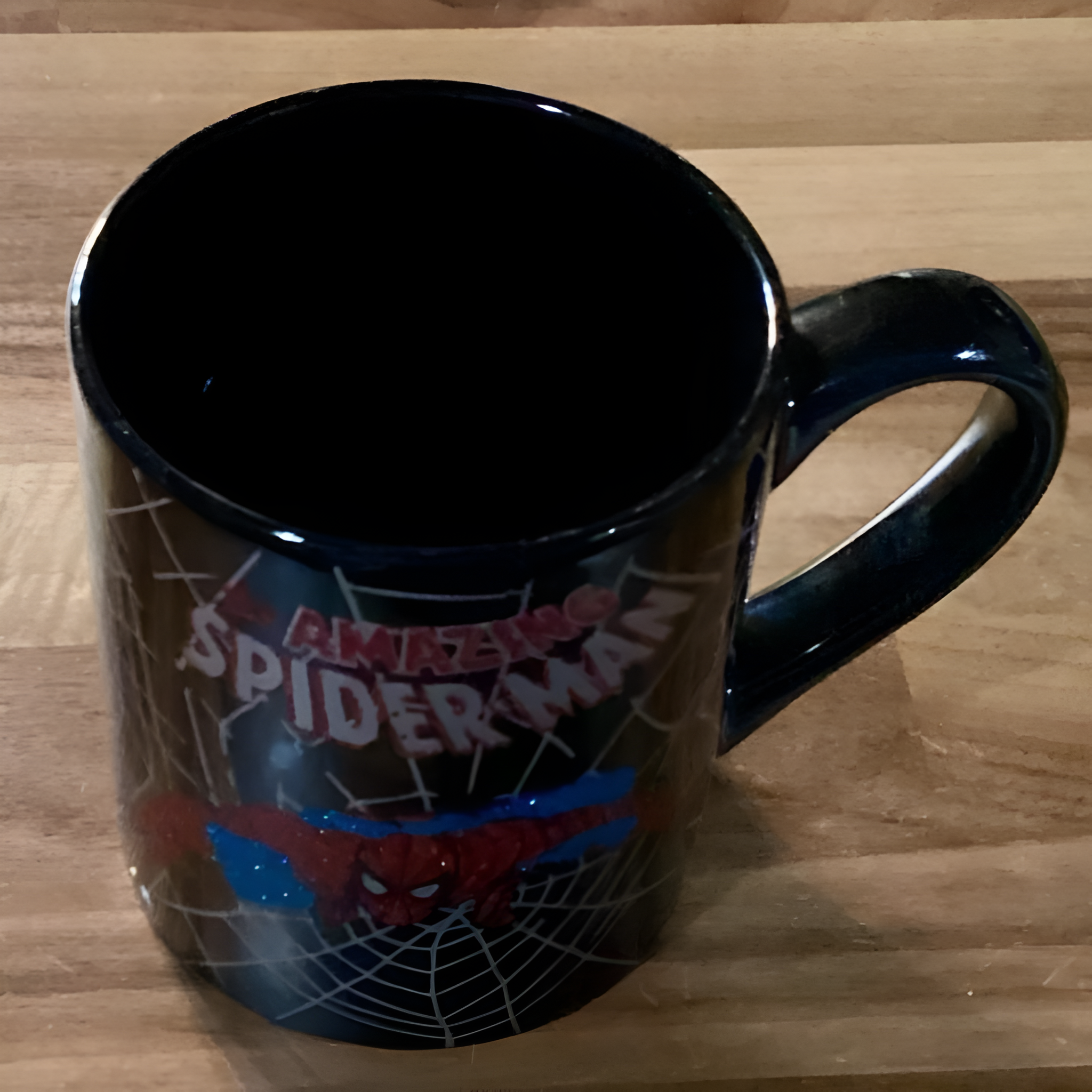 Amazing Spider Man Glitter Coffee Mug Cup