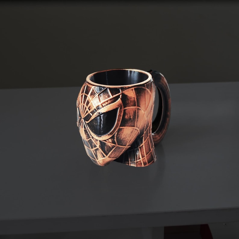 Handmade Spider Man Mug