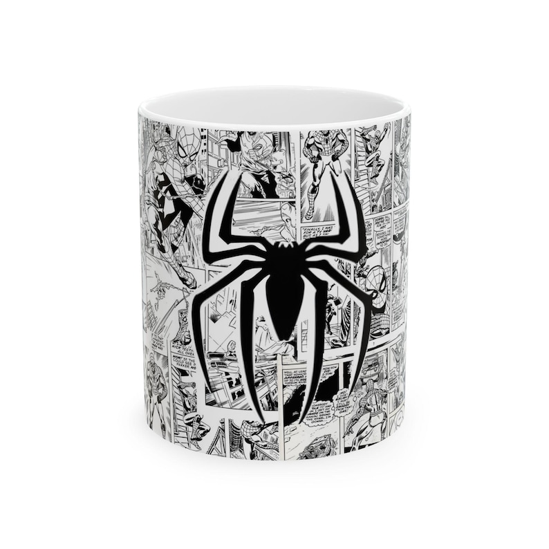 Spider Man Logo Comic Mug