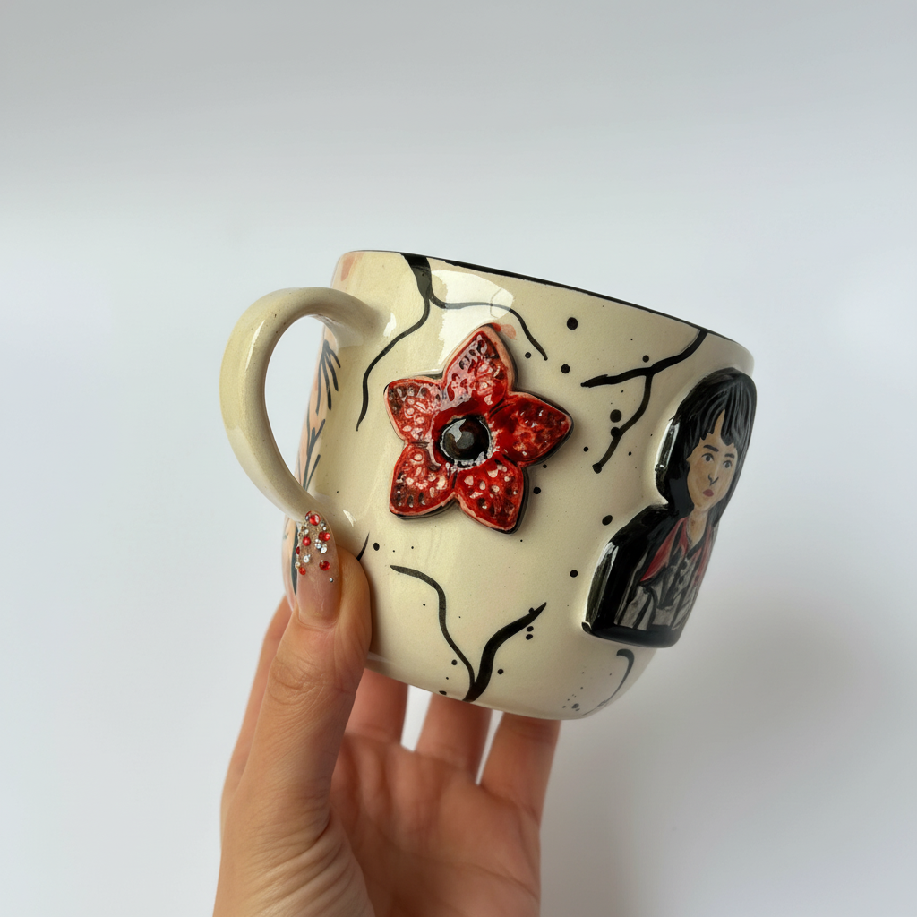 Handmade Ceramic Character Inspired Coffee Mug