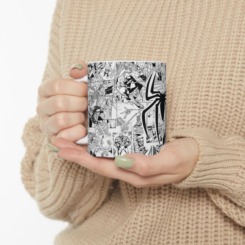 Spider Man Logo Comic Mug