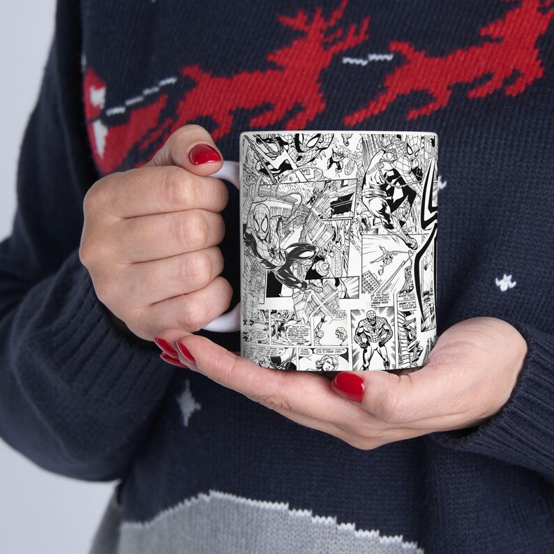 Spider Man Logo Comic Mug