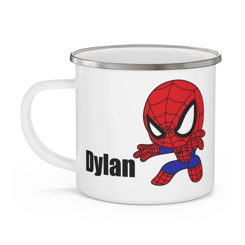 Personalized Spider Man Character Mug