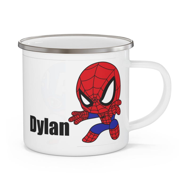 Personalized Spider Man Character Mug